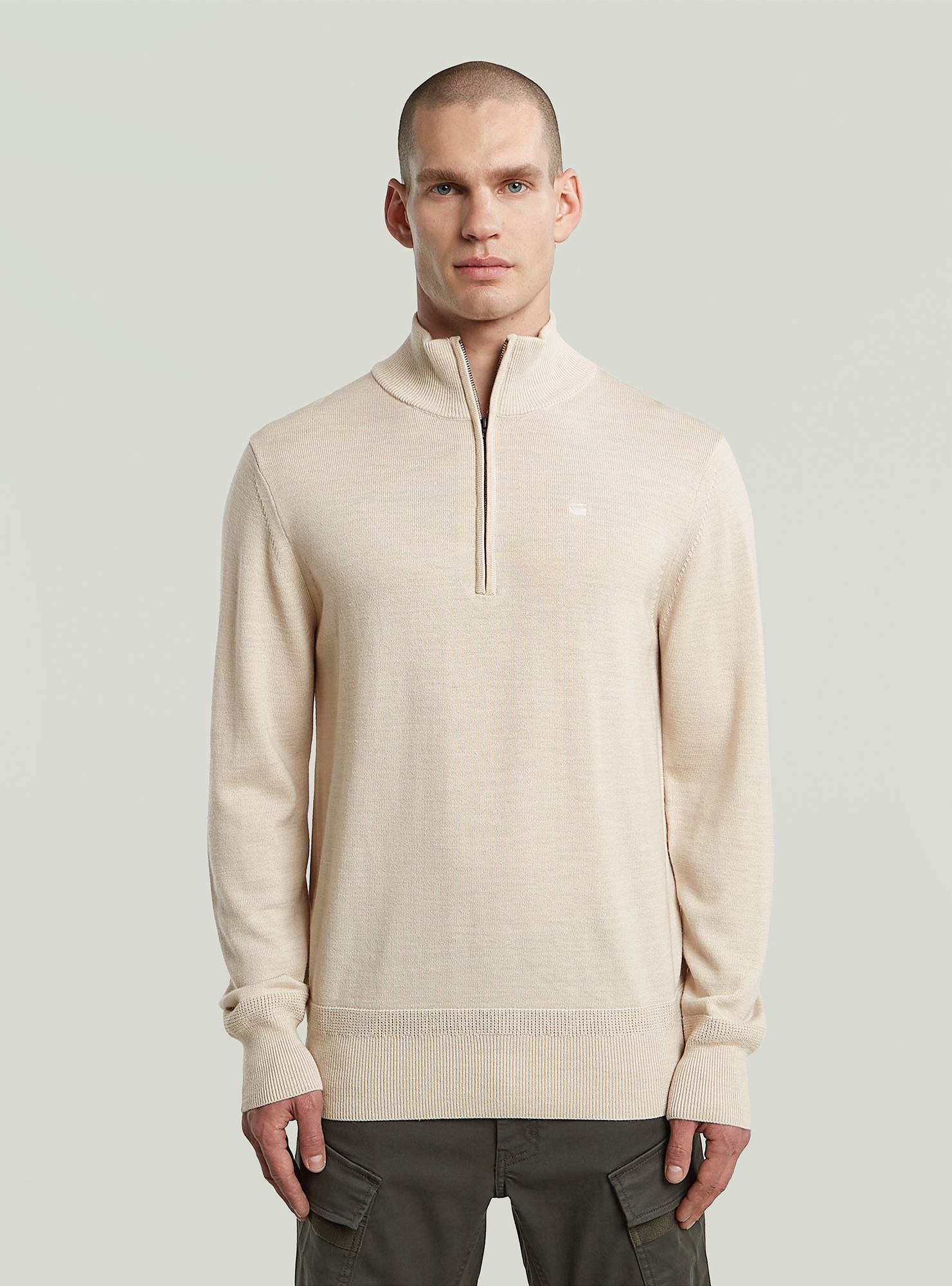 G-STAR Longpullover "Premium Core Half Zip Knit" günstig online kaufen