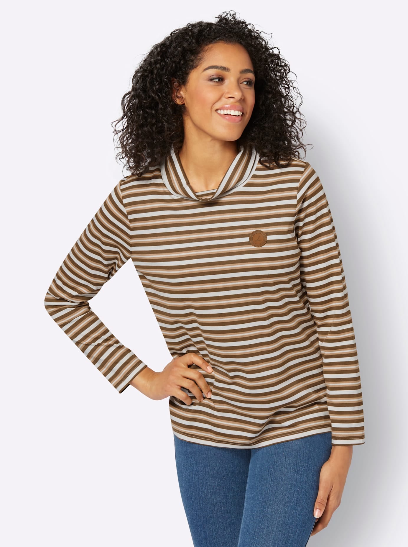 Casual Looks Rollkragenshirt »Rollkragen-Shirt«, (1 tlg.)