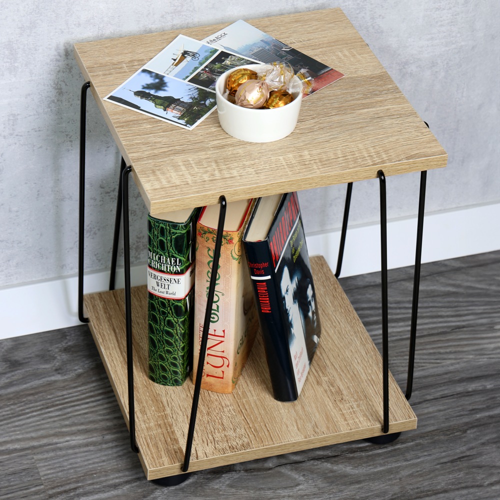 KESPER Beistelltisch "Tisch mit 2 Ablagen, Höhe ca. 38,5 cm", (1 St.), in s günstig online kaufen