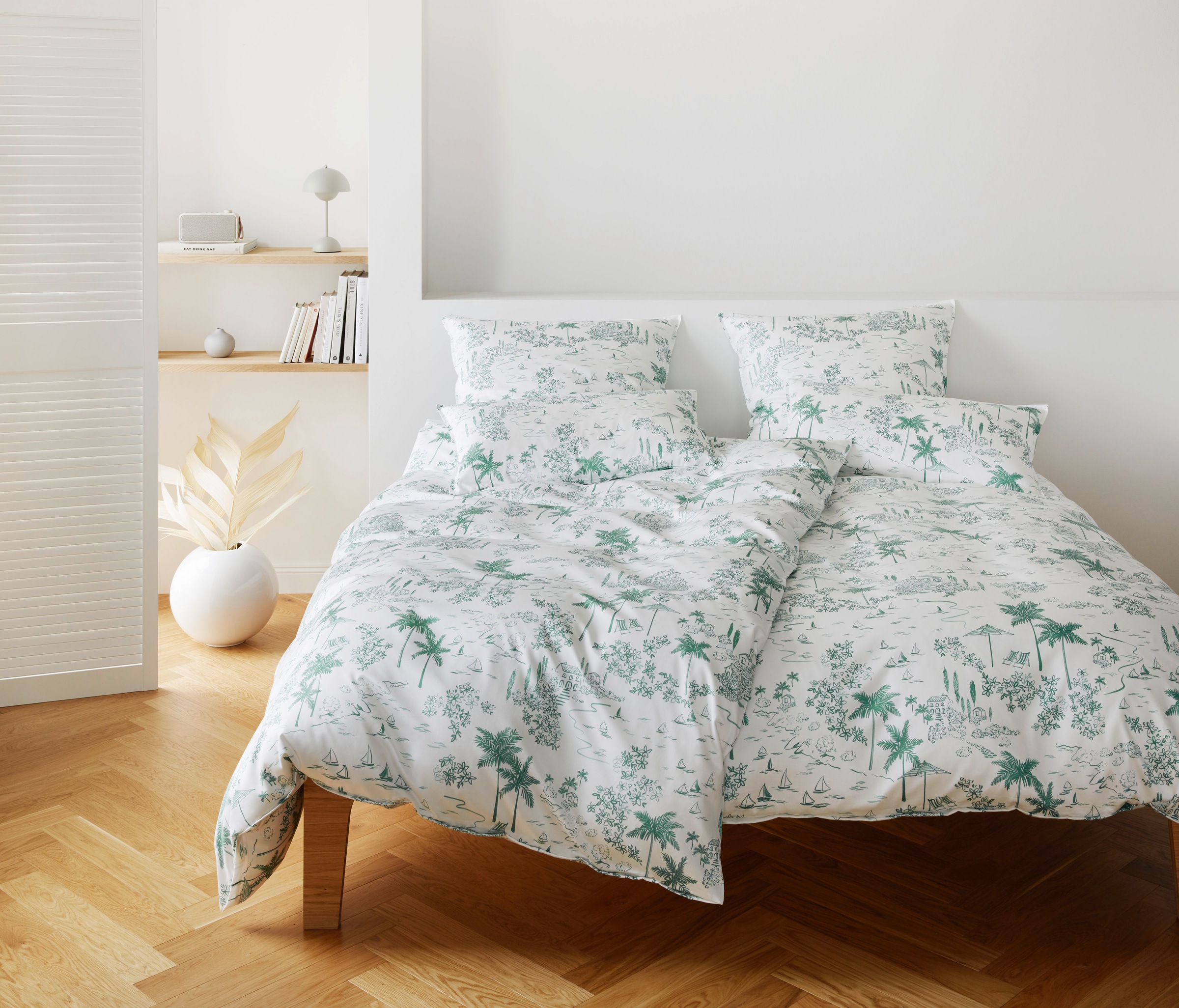 Elegante Bettwäsche "Positano" 2 Stk. angenehmes Hautgefühl günstig online kaufen