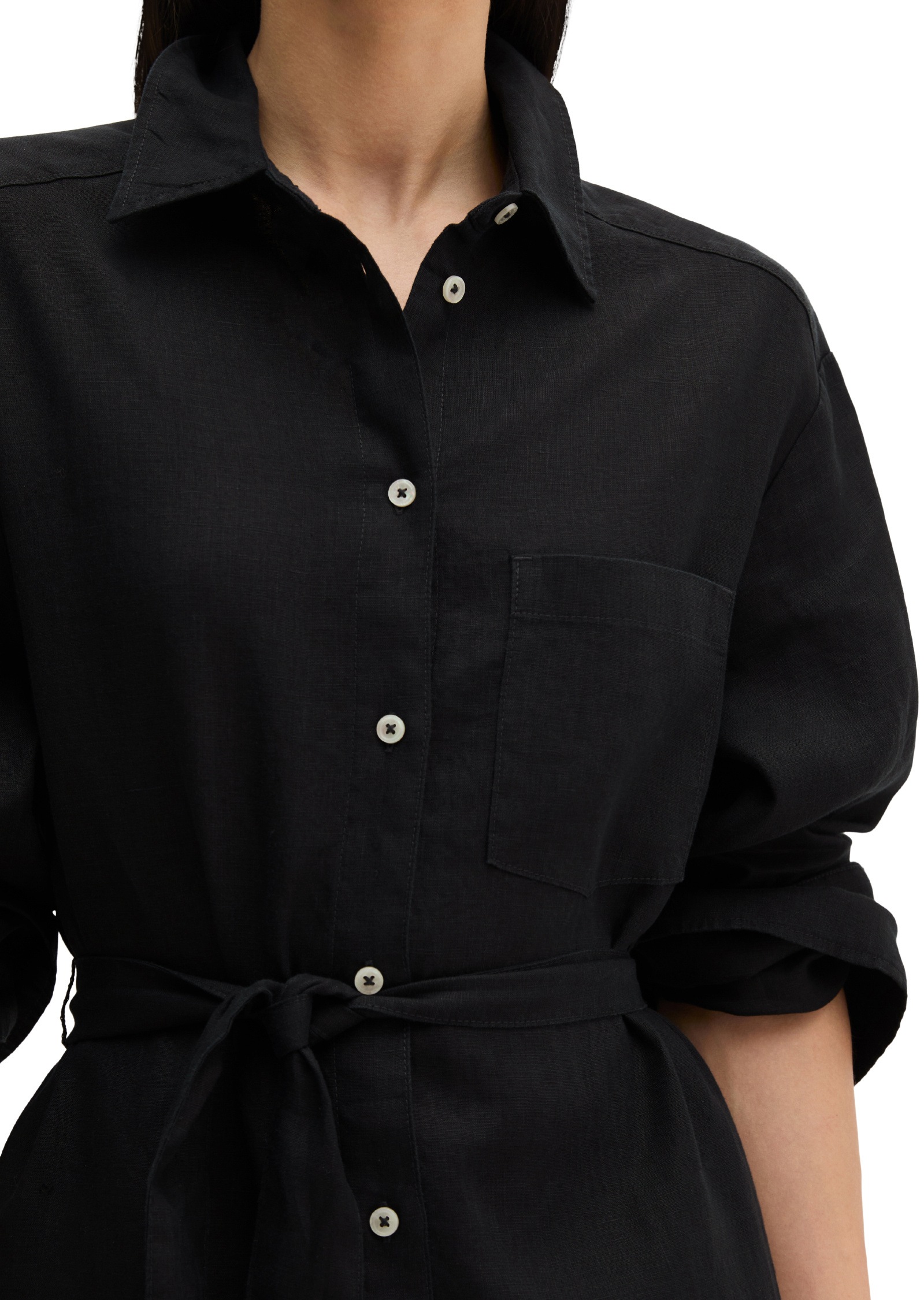 Marc O'Polo Hemdblusenkleid »mit Taillenbindeband«