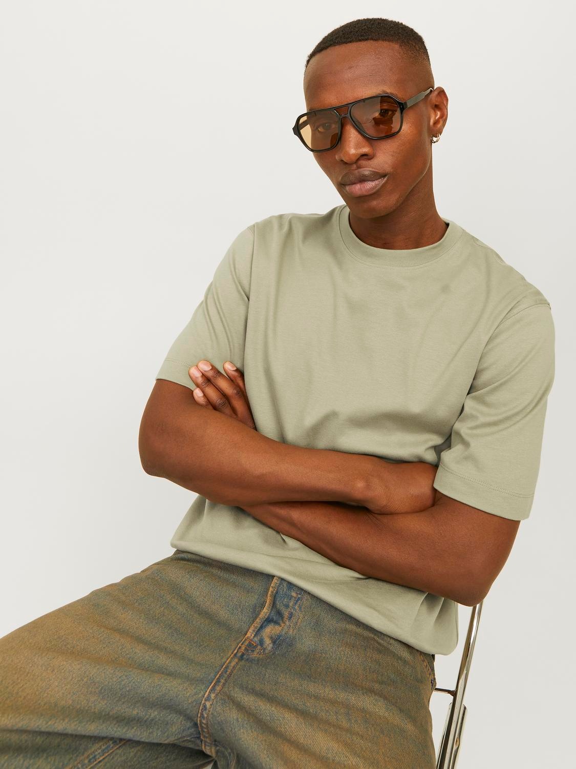 Jack & Jones Rundhalsshirt »JJEURBAN EDGE TEE SS O-NECK NOOS«, mit Rundhalsausschnitt