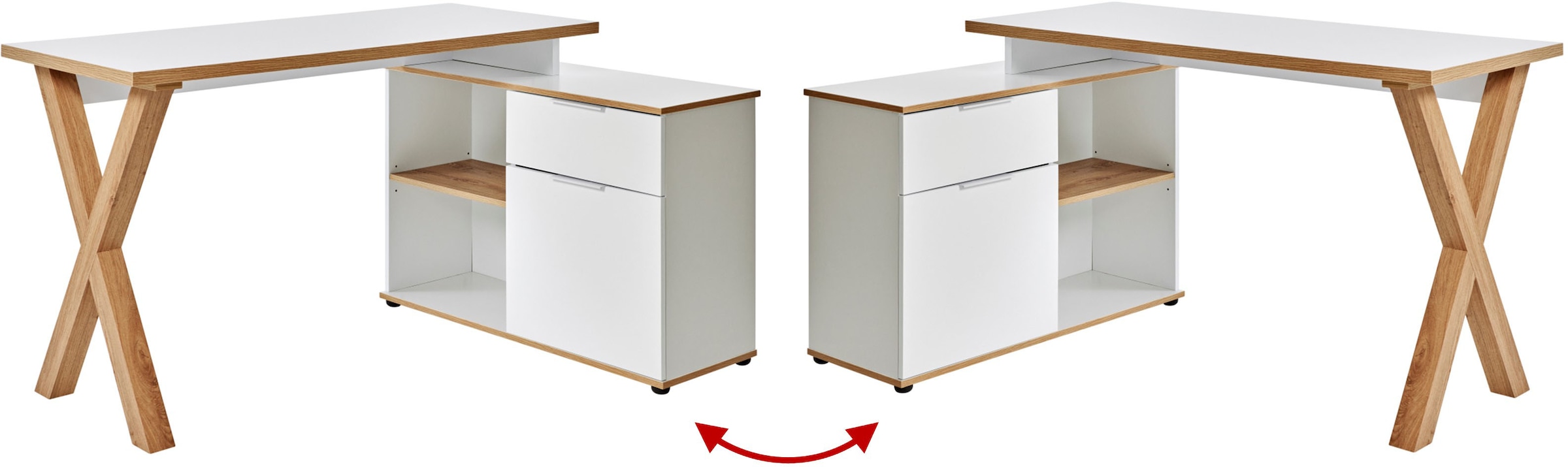 Jahnke Eckschreibtisch "X-CLUB C 40 E" 1 Stk. tlg. Eckschreibtisch, wechsel günstig online kaufen