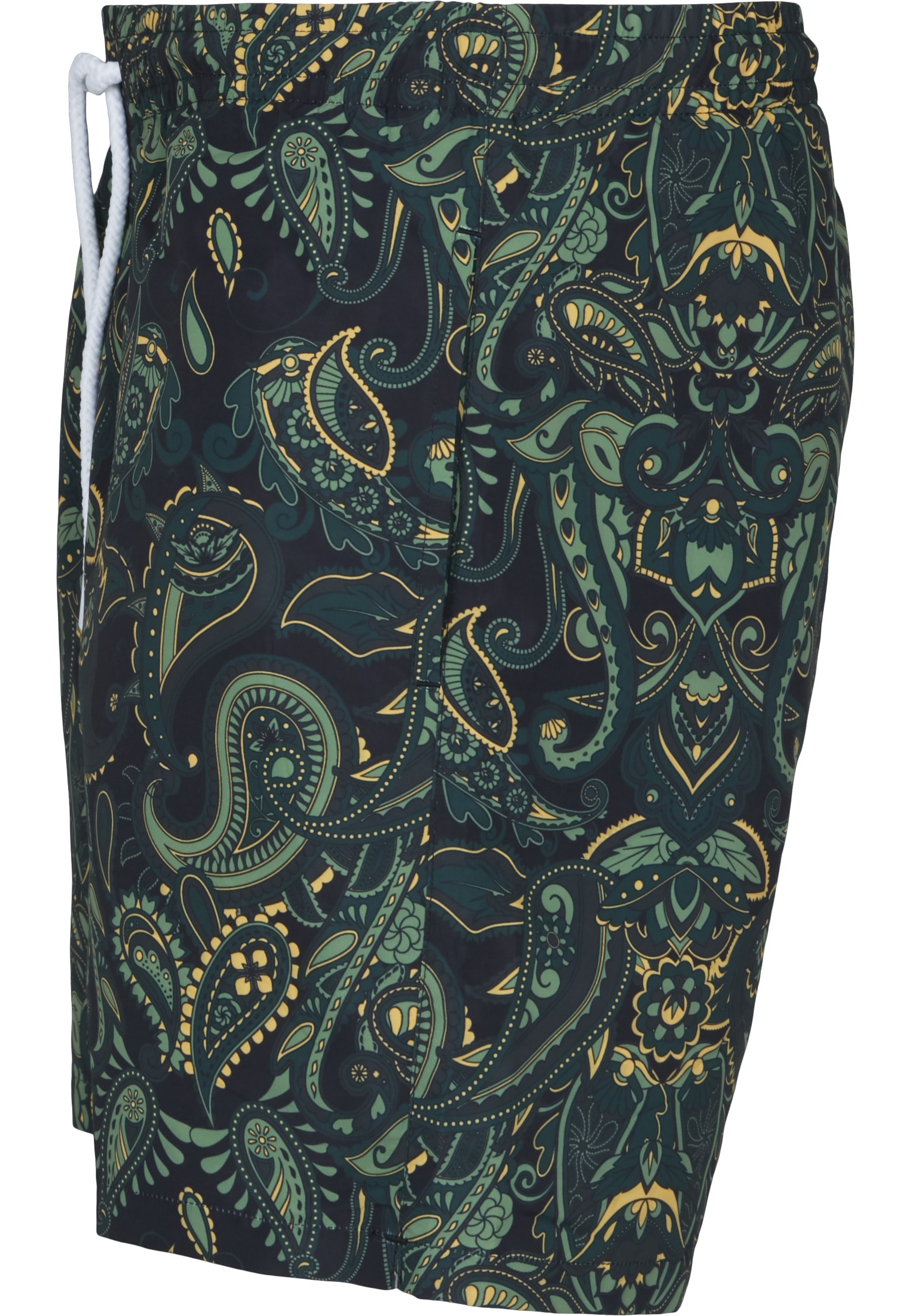 URBAN CLASSICS Badeshorts »Urban Classics Herren Paisley Swim Shorts«