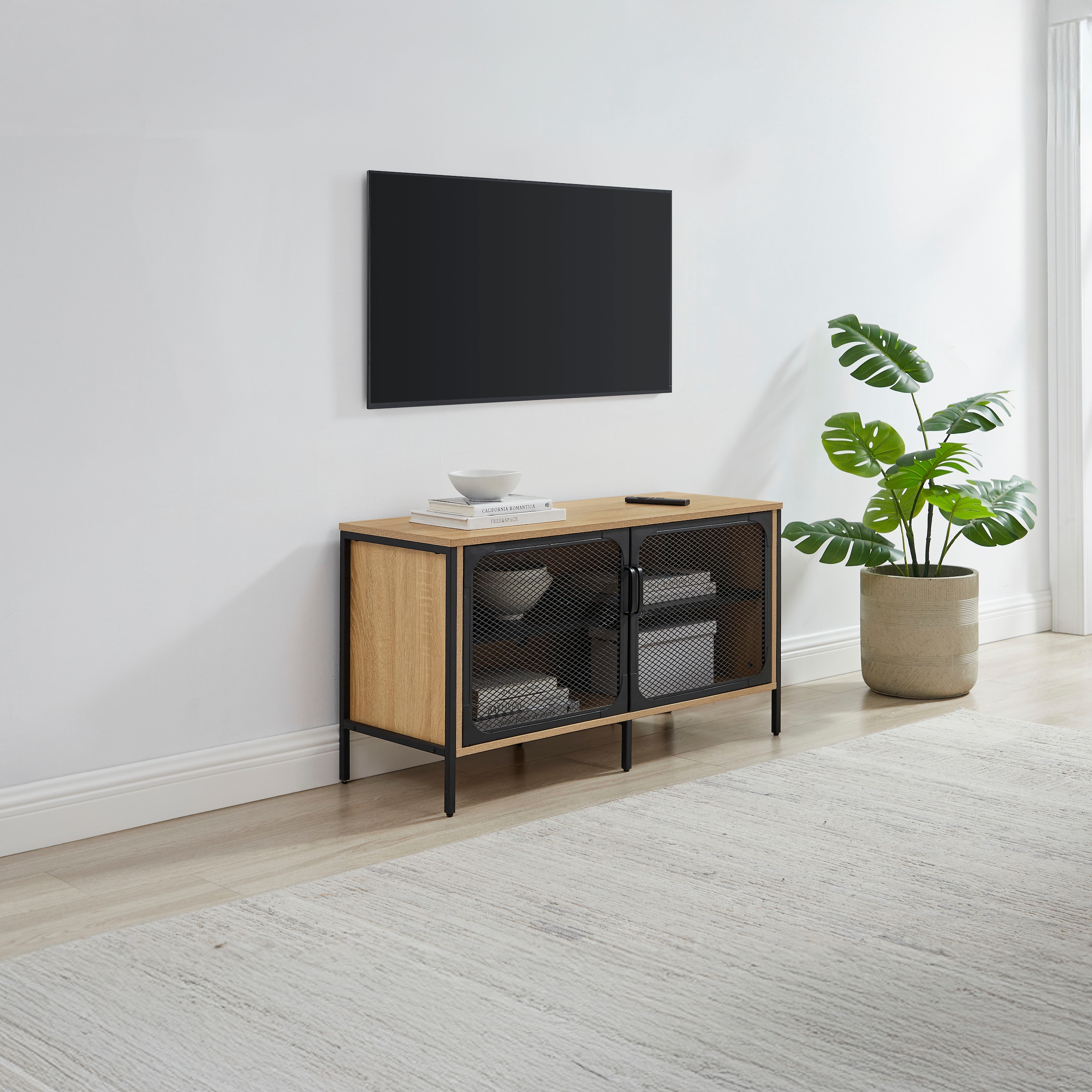 OTTO home TV-Board "Amance", mit natürlichen ABS-Kanten und langlebigem Met günstig online kaufen