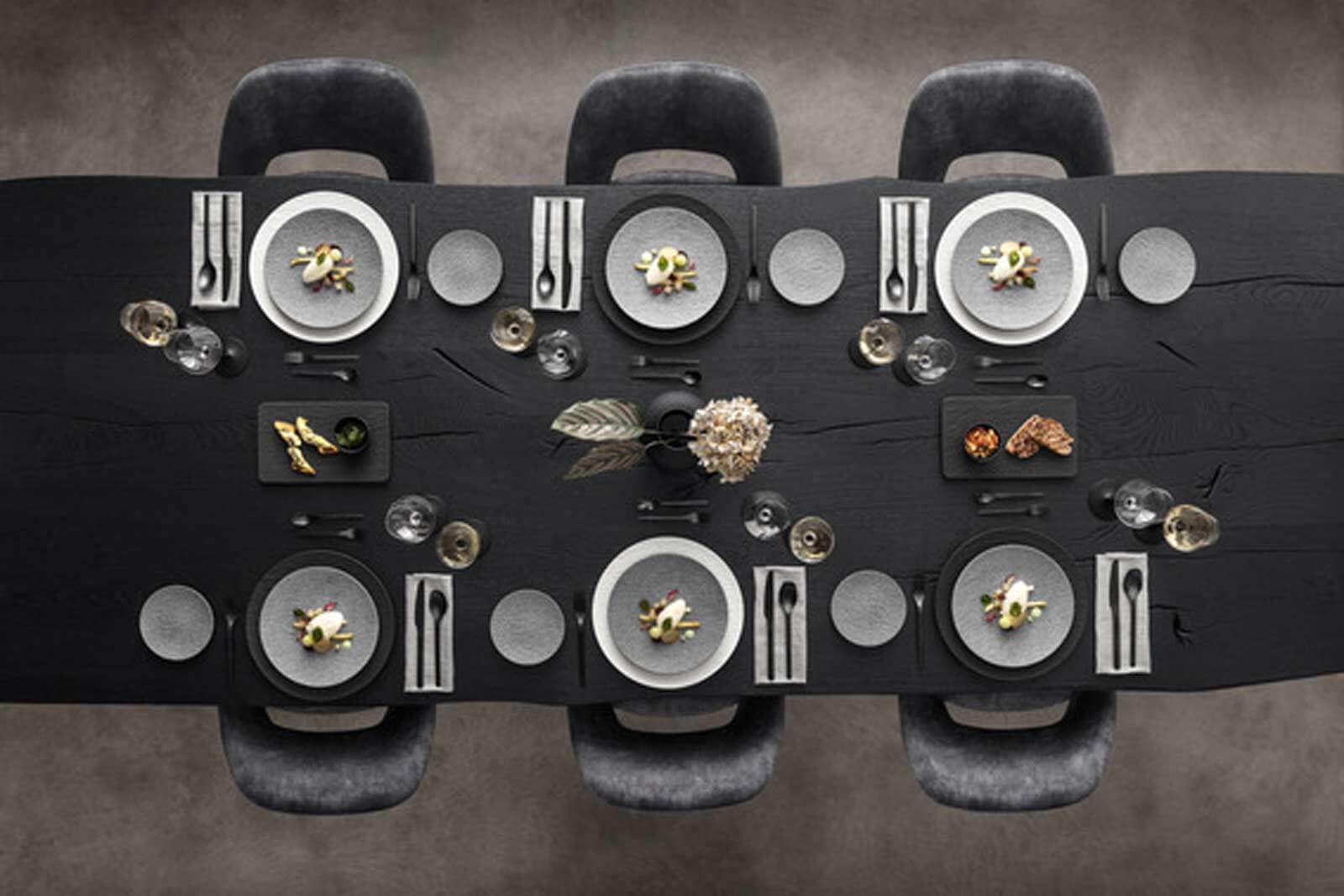 Villeroy & Boch Pizzateller »Teller Manufacture Rock ø 32.0 cm 6er Set schwarz«