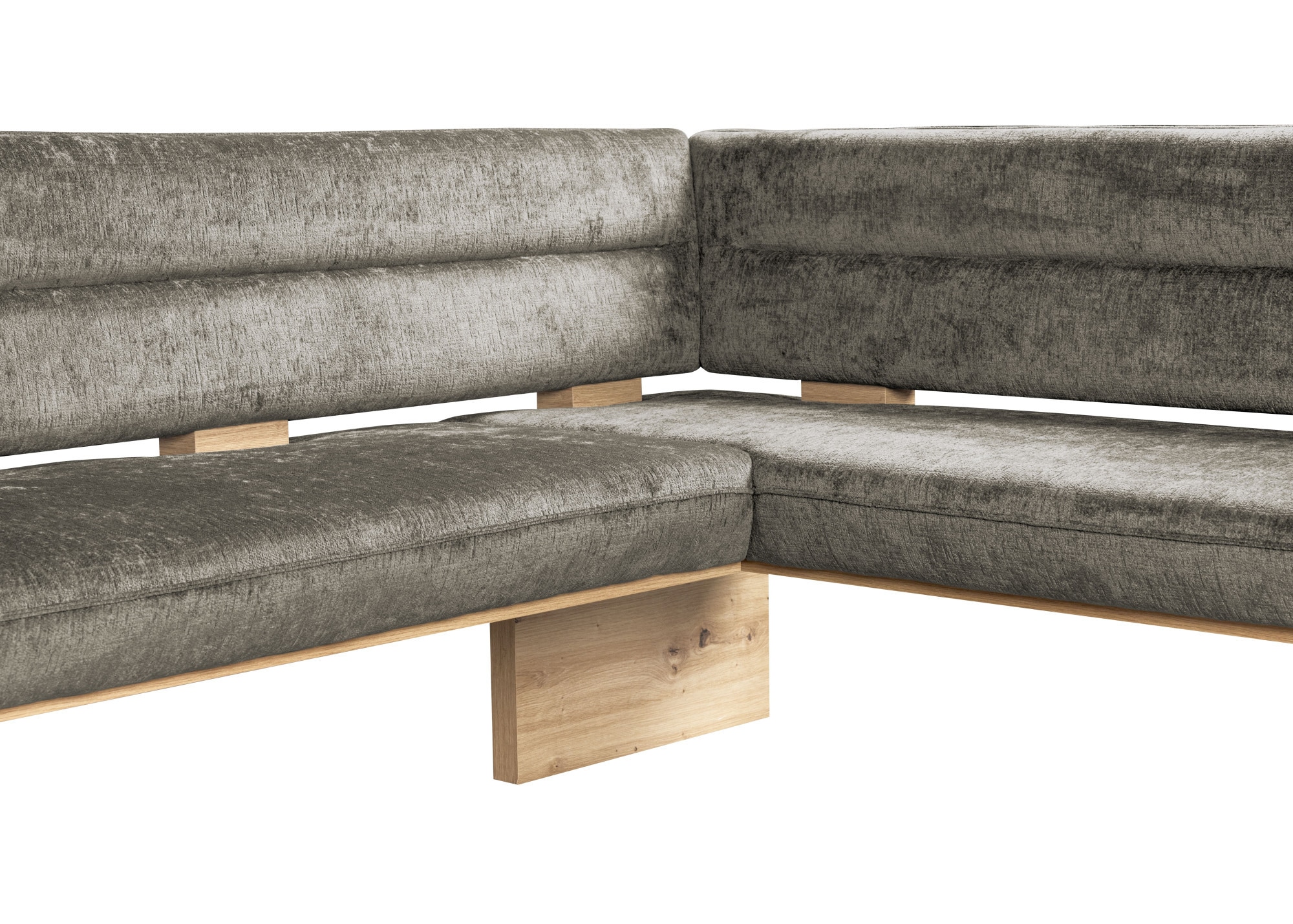 Home affaire Eckbankgruppe »Louise + Miles Essecke Sitzgruppe Eckbank Küchenbank«, (Set, 4 tlg., 4er), Sitzgruppe Esszimmer Stühle Tisch und Bank bequem gepolstert
