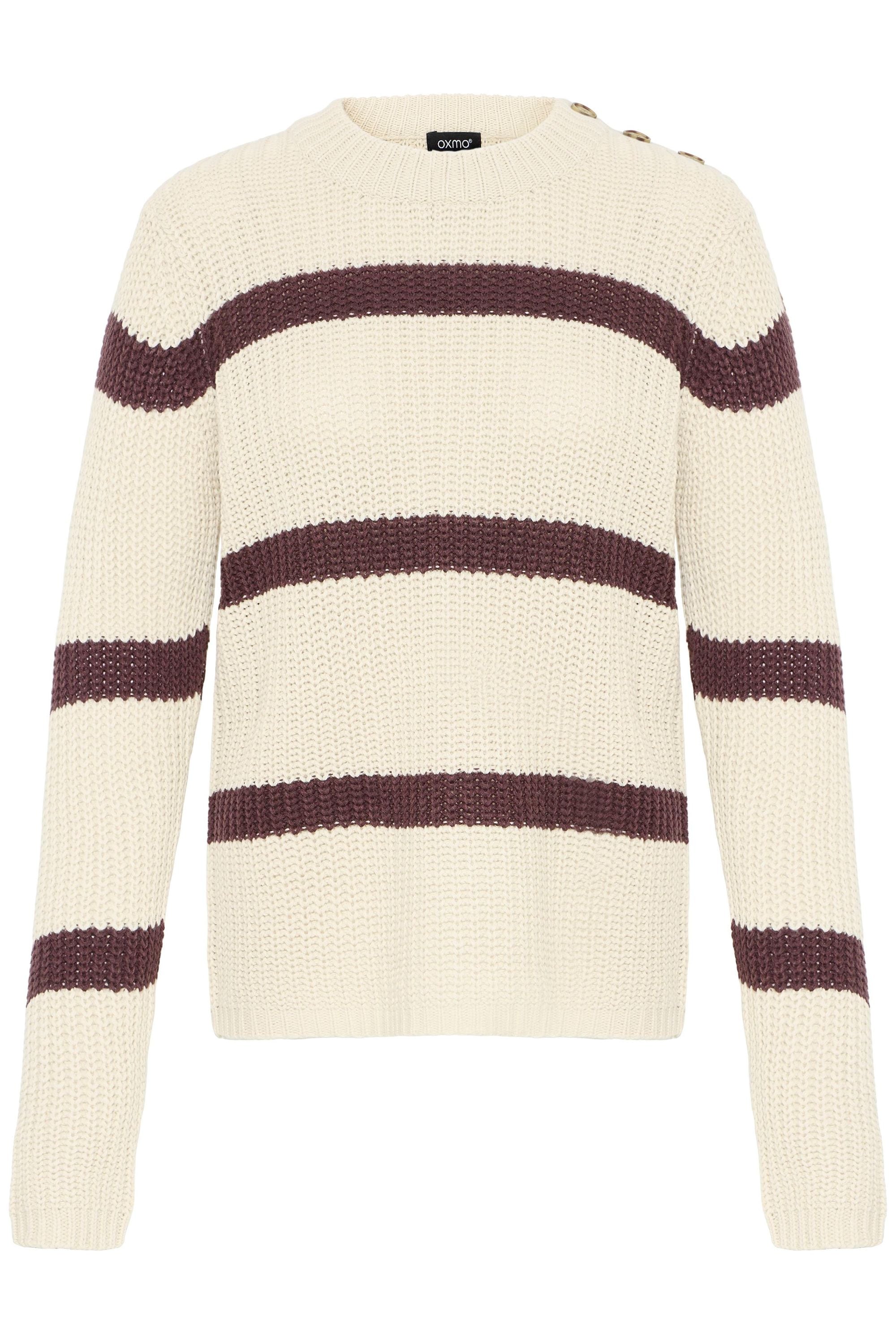 OXMO Strickfleece-Pullover "Strickpullover OXKanna"