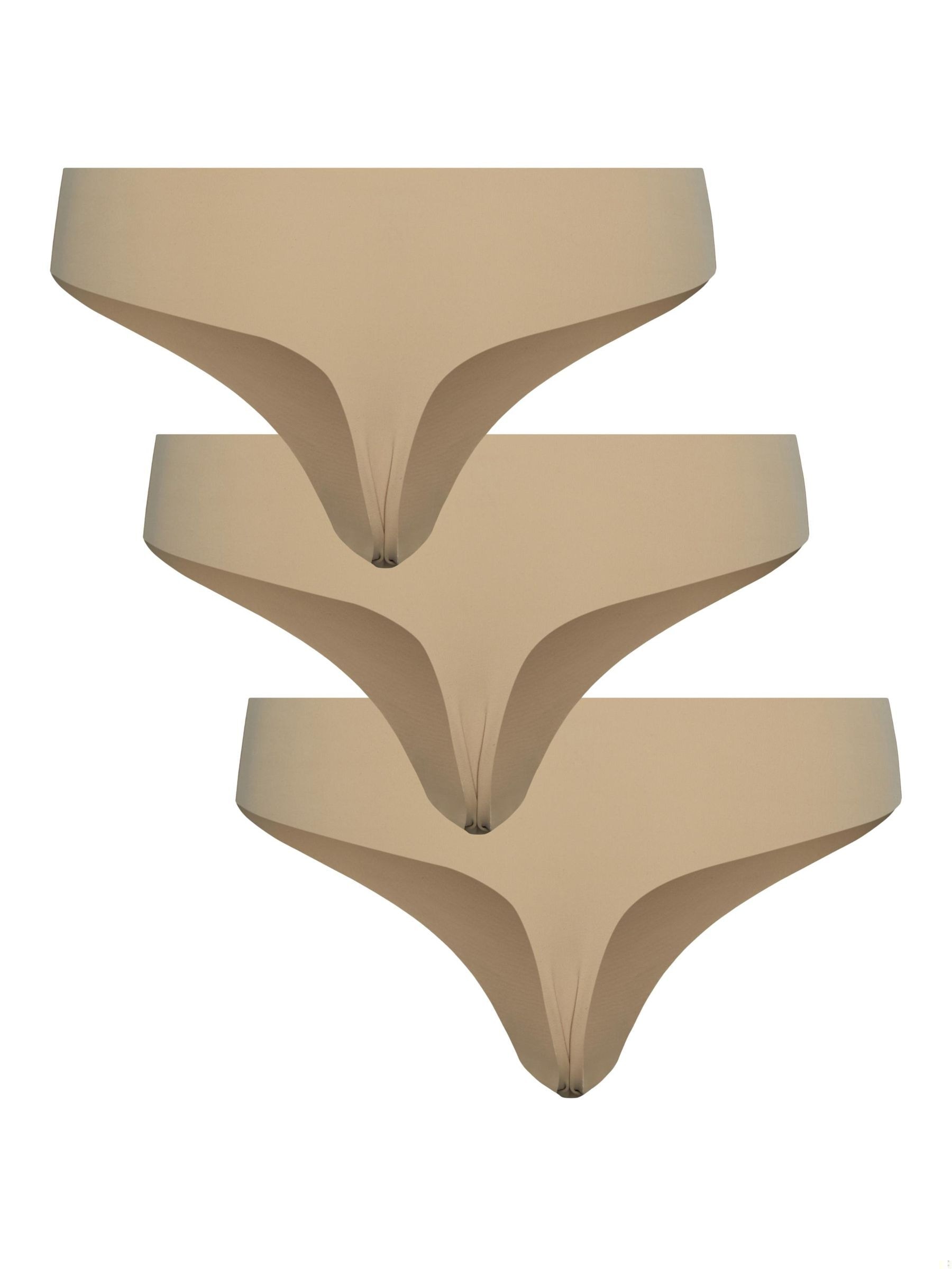 pieces Slip »PCNAMEE THONG 3-PACK NOOS«, (Packung, 3 St.)