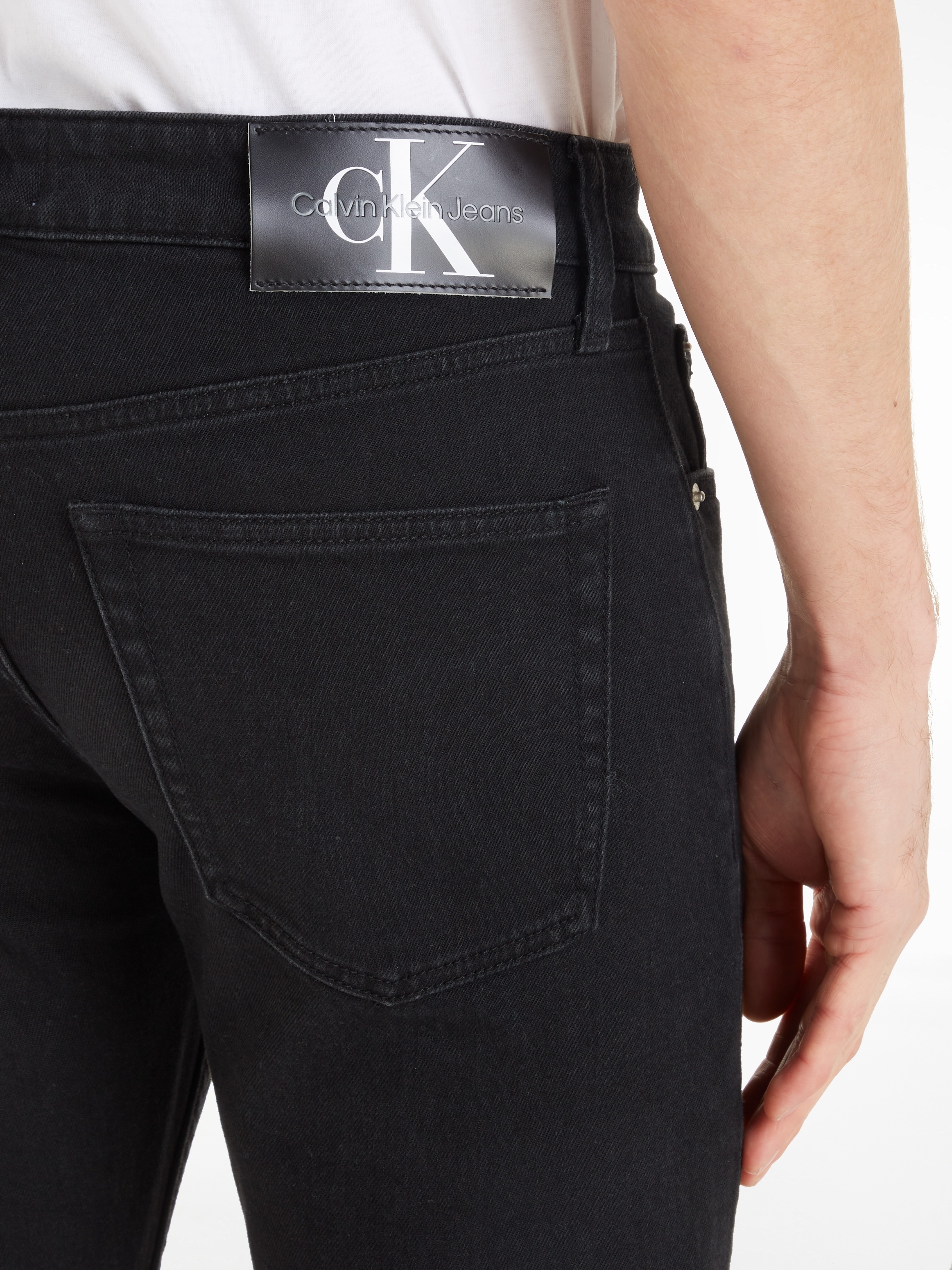 Thumbnail - Calvin Klein Jeans Slim-fit-Jeans "SLIM TAPER" mit Markenlabel