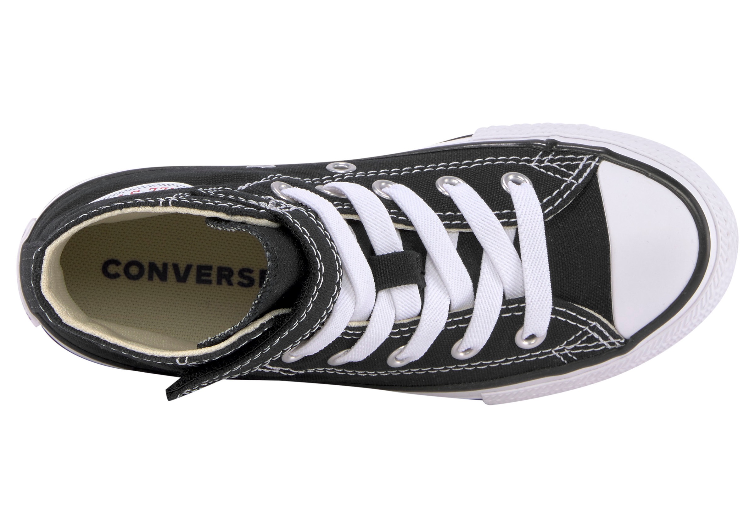 Baskets montantes enfant Converse CHUCK TAYLOR ALL STAR 1V FOUNDATION HI Noir 27,28,29,33,34,35 garcons 3
