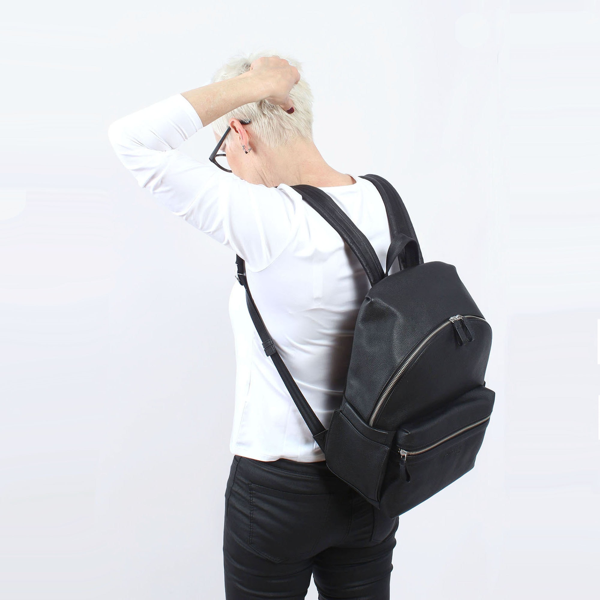 Margelisch Cityrucksack »RENU-1«, aus LWG zertifiziertem Leder