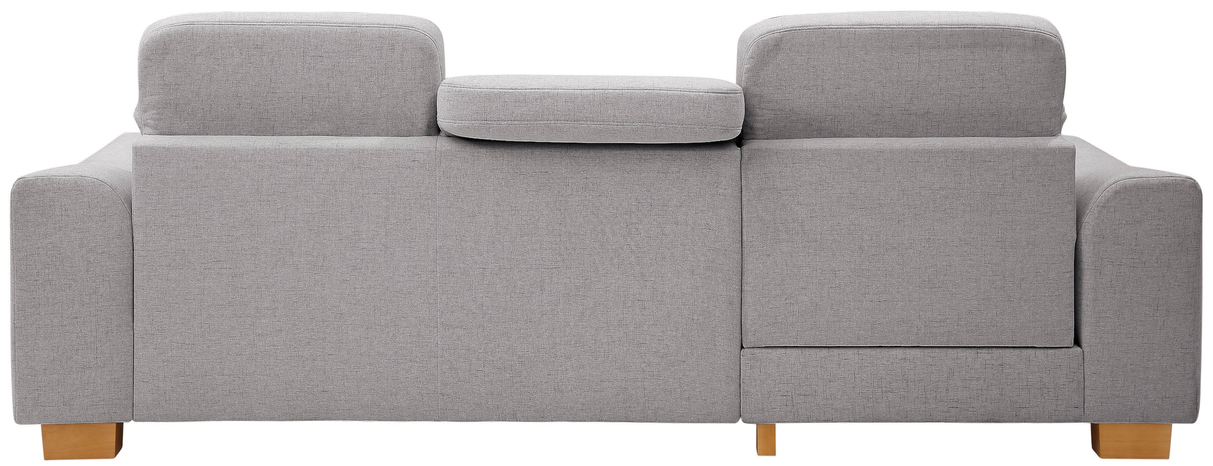 Home affaire Ecksofa »Dundee L-Form«, wahlweise mit Kopfteilverstellung und zusätzlich mit Bettfunktion