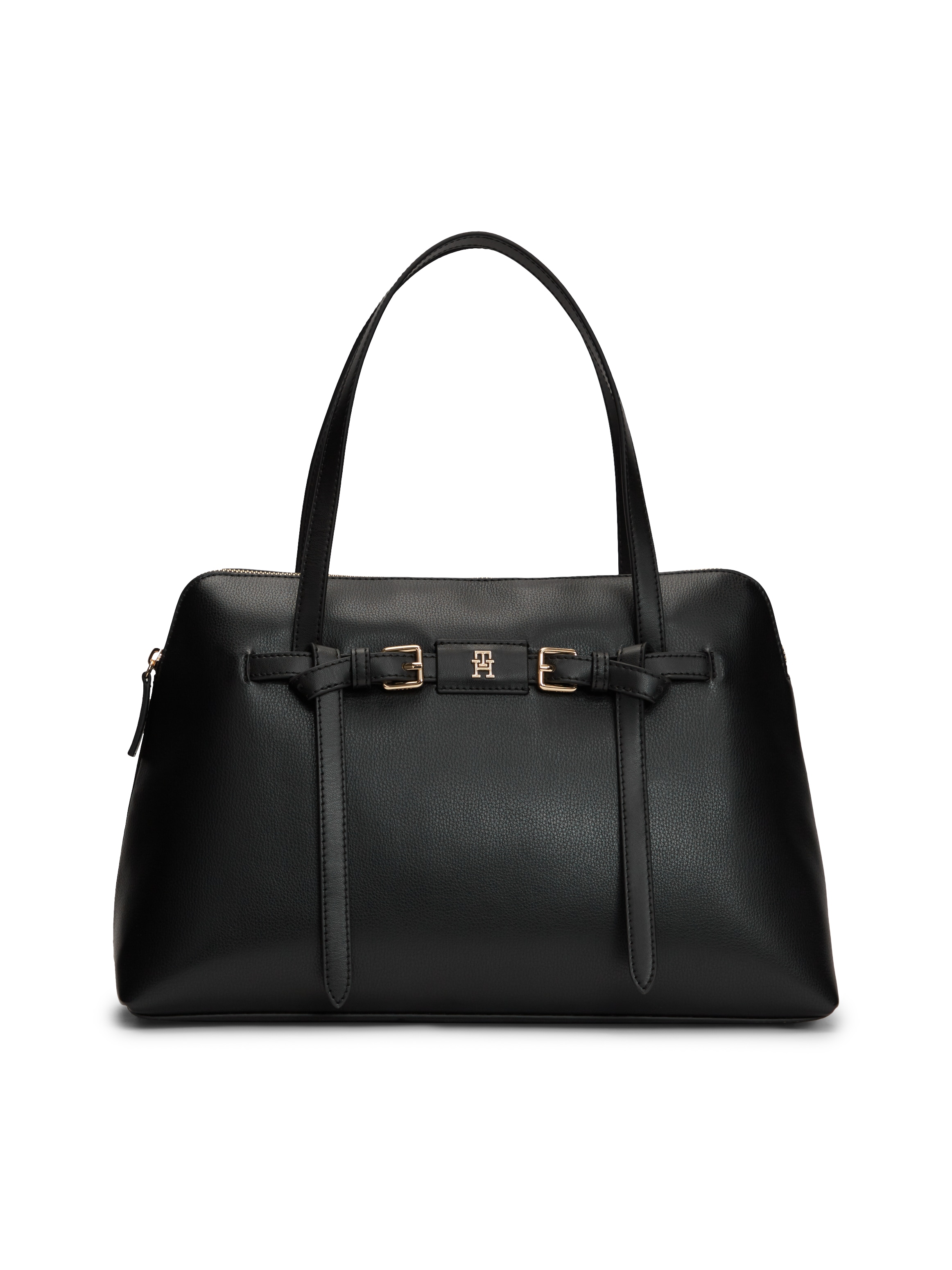 Tommy Hilfiger Handtasche »TH BUCKLE TOTE« Damen Schultertasche, mit Zierschnalle und TH-Schmuckelement