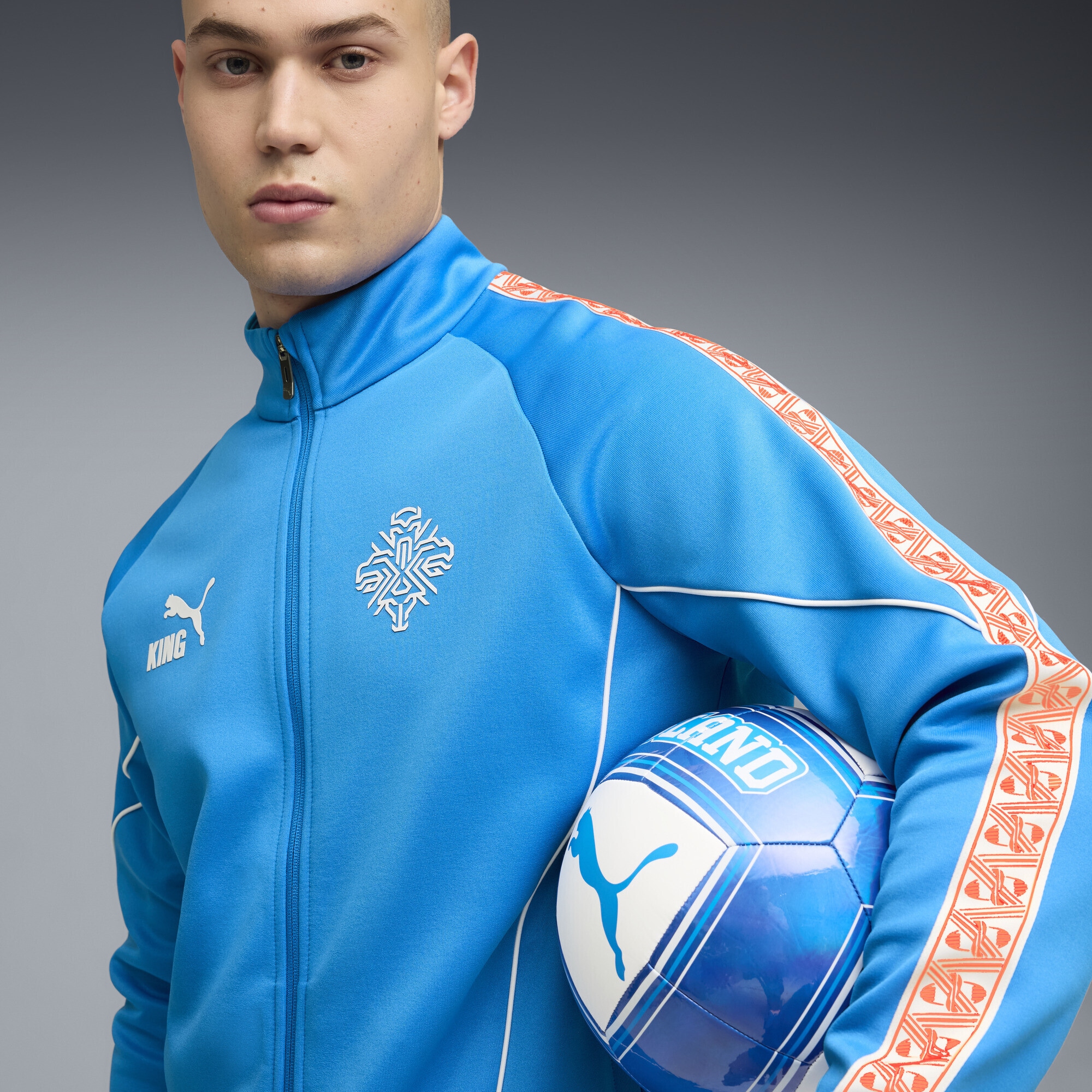 PUMA Sweatjacke »Island KING Anthem Jacke Herren«