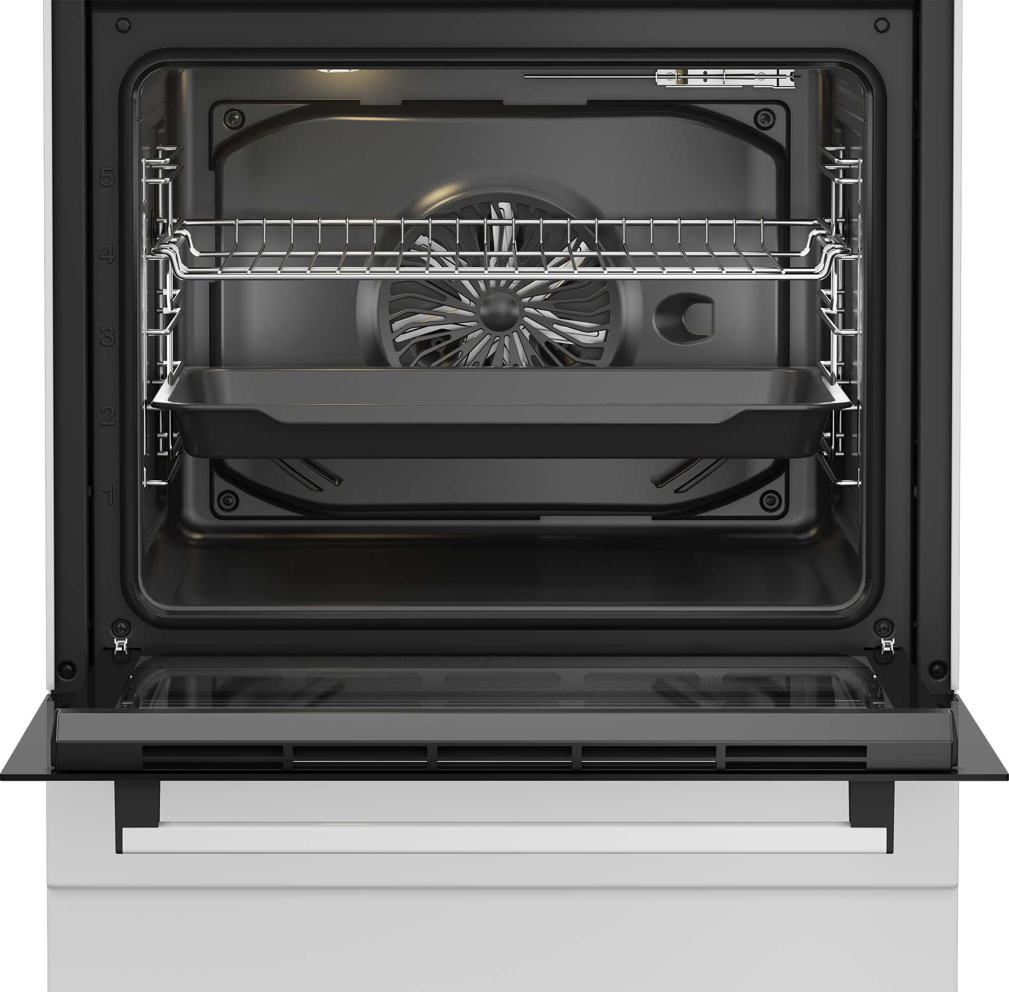 BEKO Elektro-Standherd »FBM67320XS« mit Teleskopauszug nachrüstbar