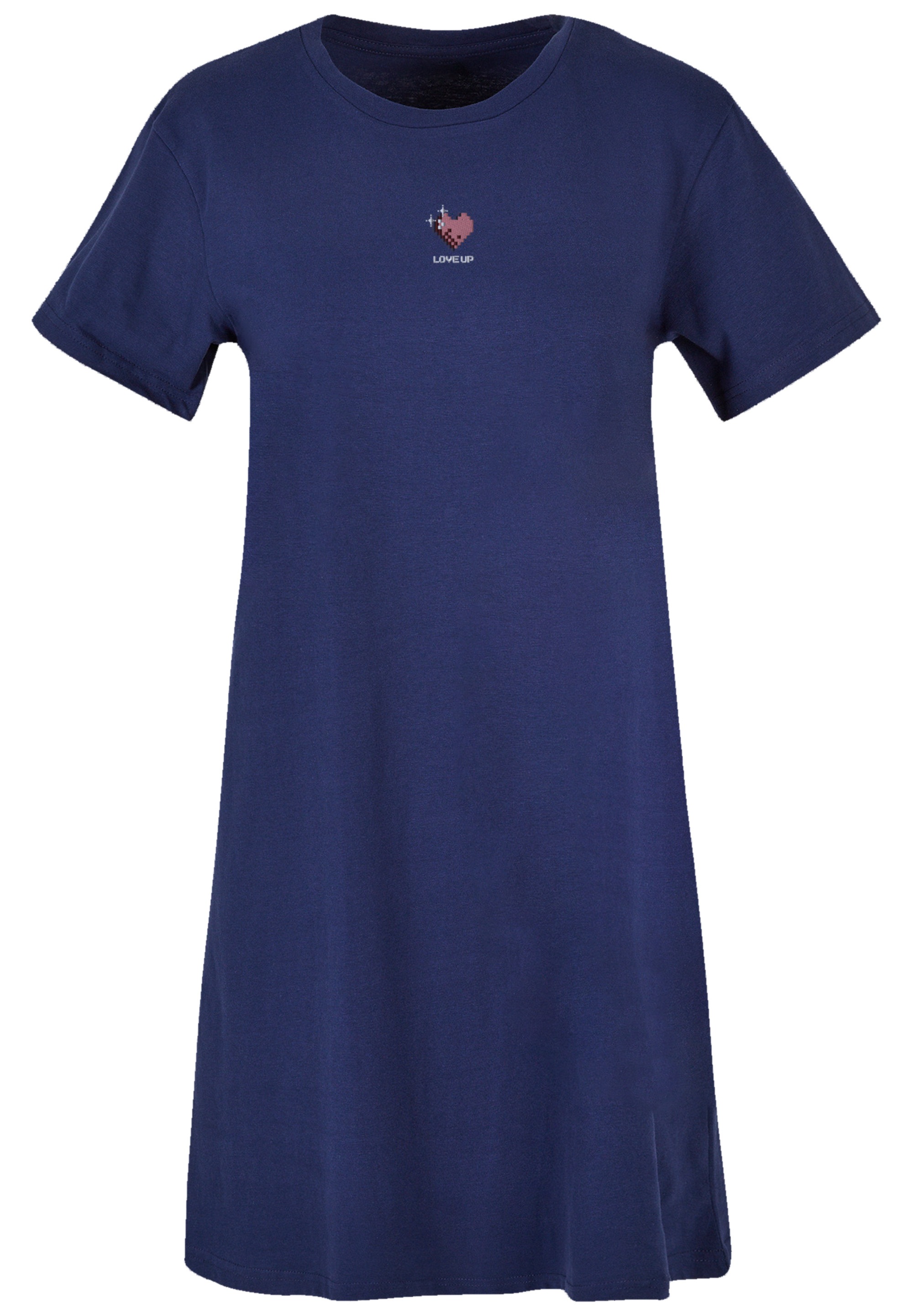 F4NT4STIC Shirtkleid "Pixel Heart Bestickt", Premium Qualität günstig online kaufen