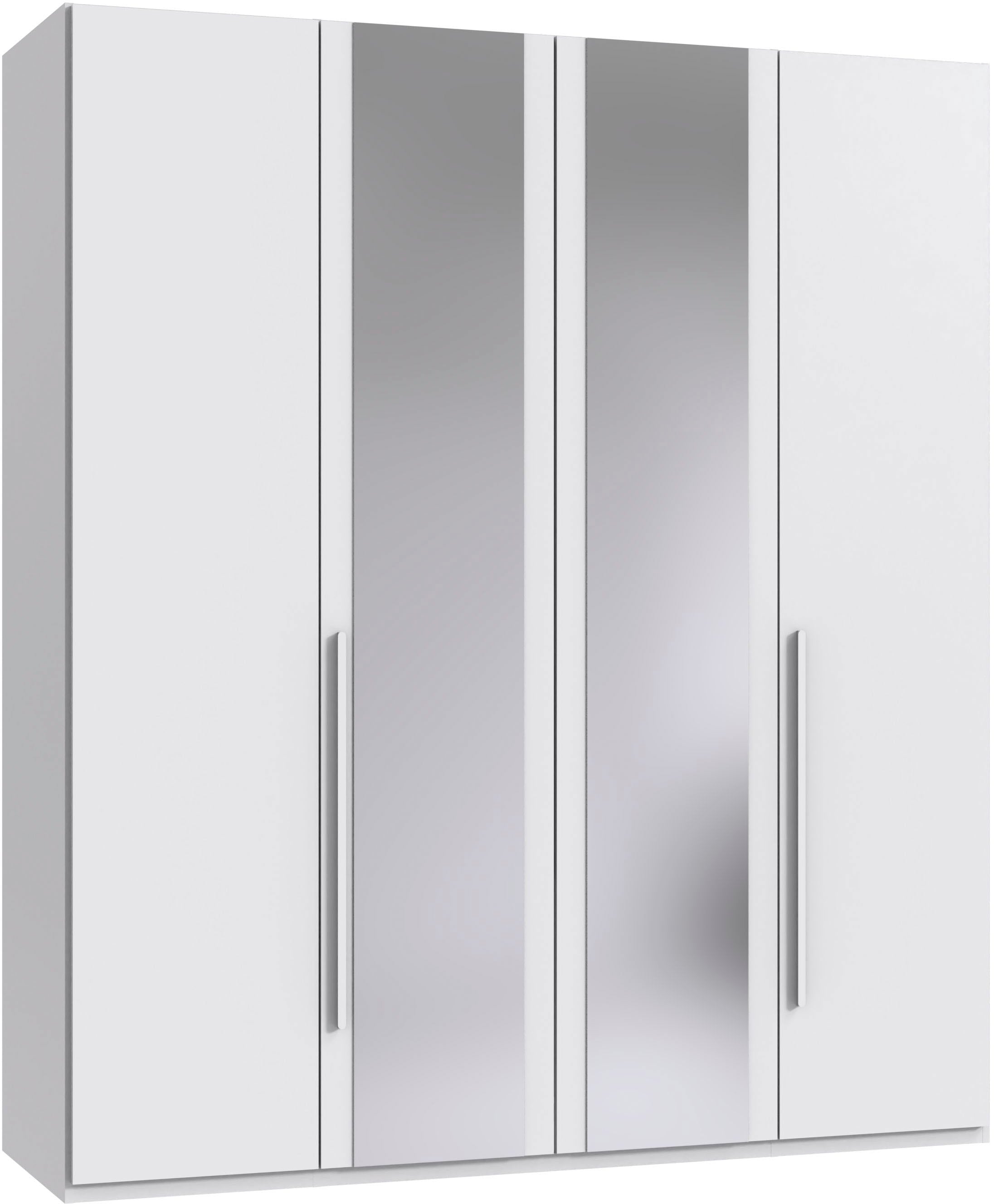 Wimex Drehtürenschrank "London in den Breiten 180cm, 225cm und 270cm erhältlich, inkl. Spiegel" Kleiderschrank wahlweise mit Basic- o. Premium-Ausstattung erhältlich