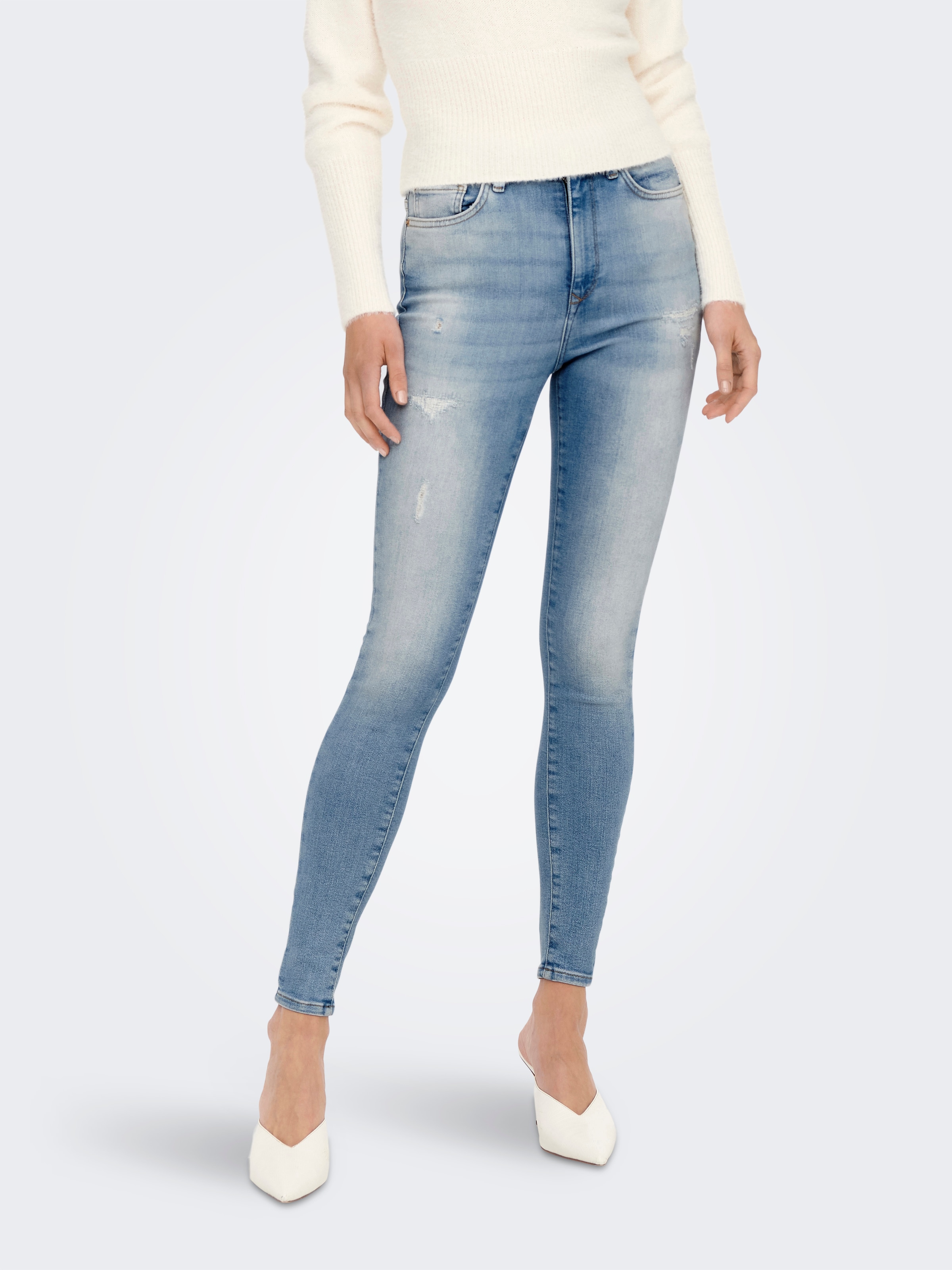 ONLY Skinny-fit-Jeans "ONLMILA HW SK ANK JEANS REA437" günstig online kaufen