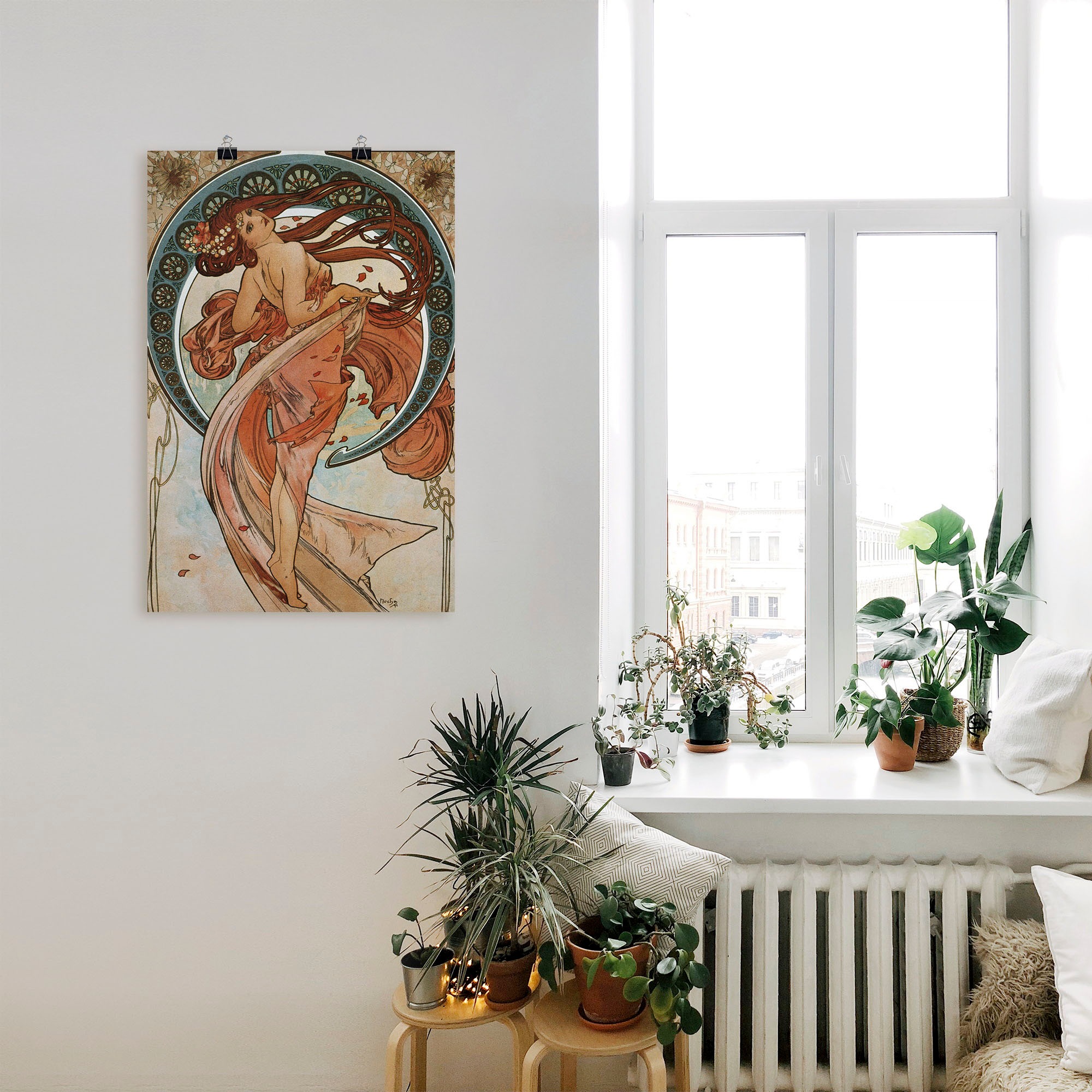 Artland "Vier Künste: Der Tanz. 1898." Frau 1 Stk. tlg. ohne Rahmen günstig online kaufen