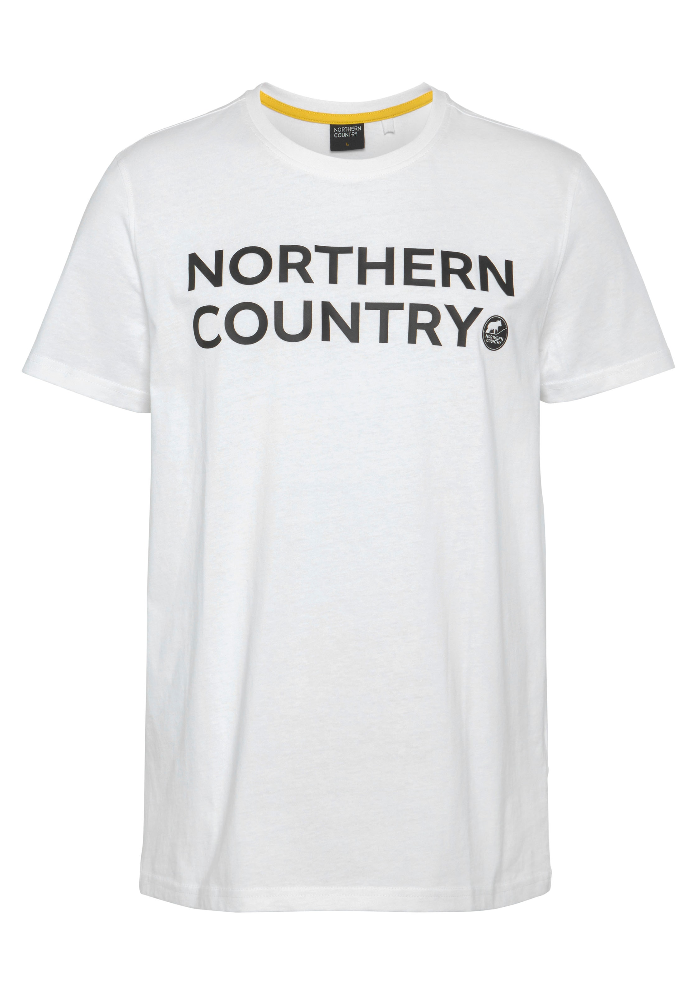 Northern Country T-Shirt, (Set, 2 tlg.), schwarz und weiß im 2er Set, aus  weicher nachhaltiger Baumwolle ▷ bestellen | BAUR