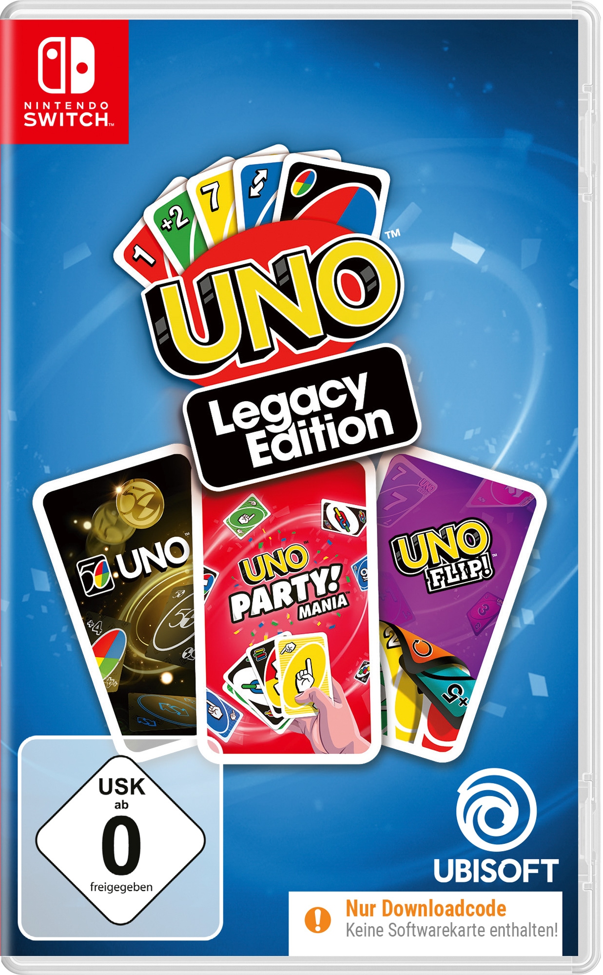 Spielesoftware »UNO Legacy Edition«, Nintendo Switch, Code in a Box