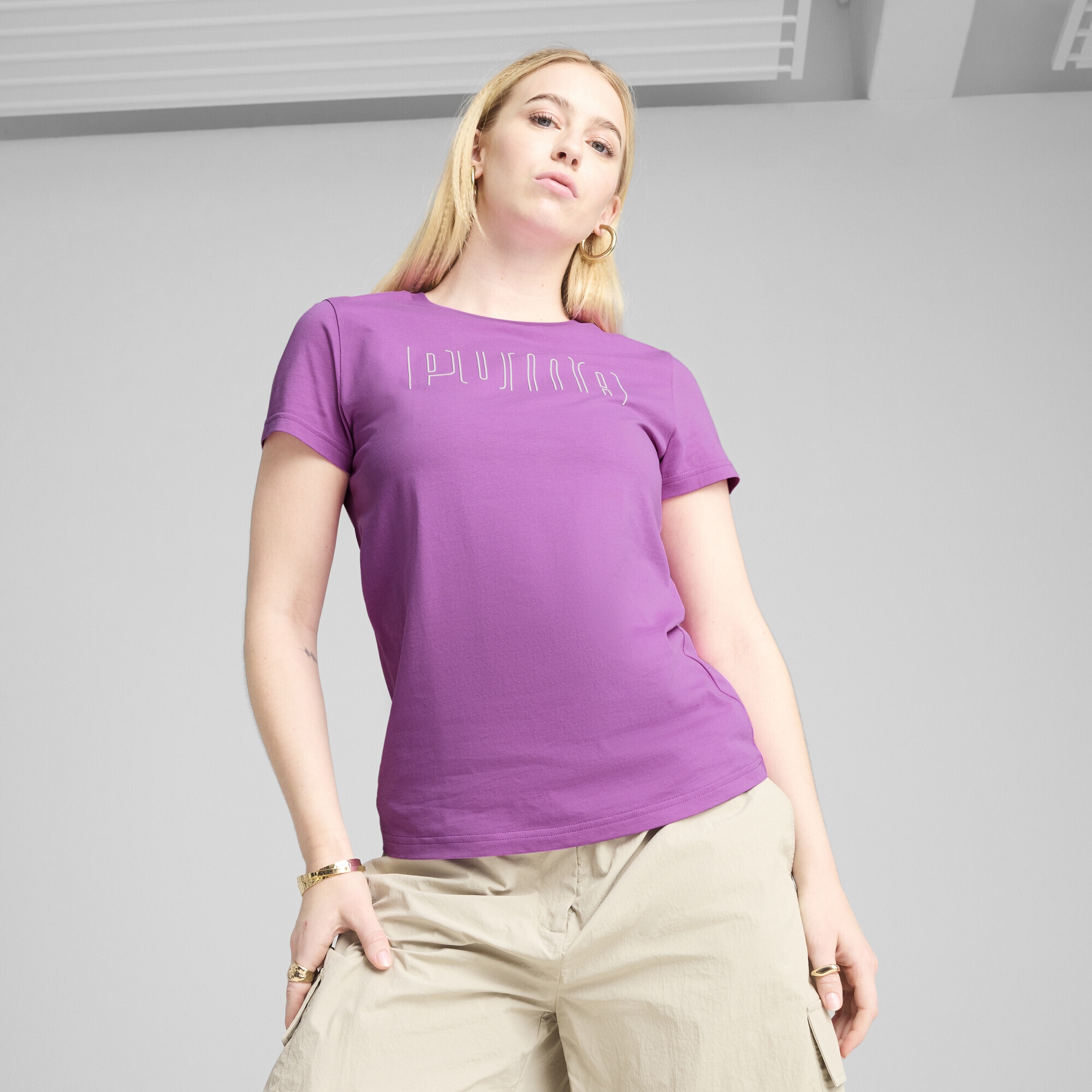 PUMA T-Shirt »PUMA SPORT T-Shirt mit Grafik Damen«