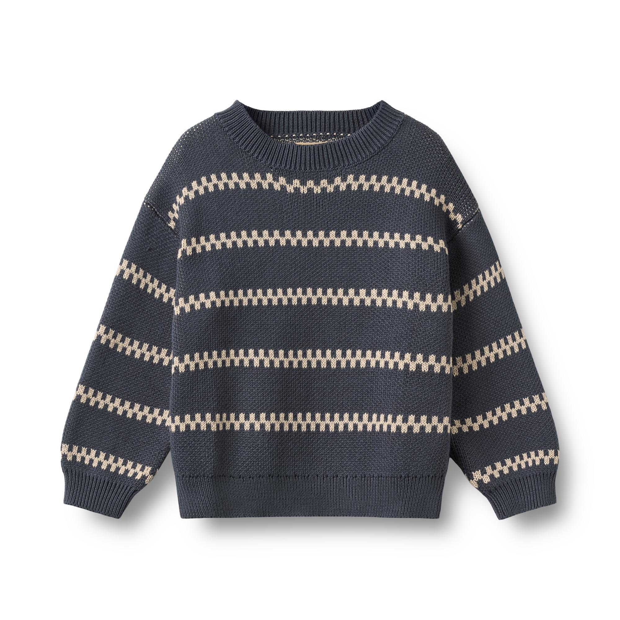 WHEAT Strickpullover »Jacquard Pullover Harlow« Baumwolle