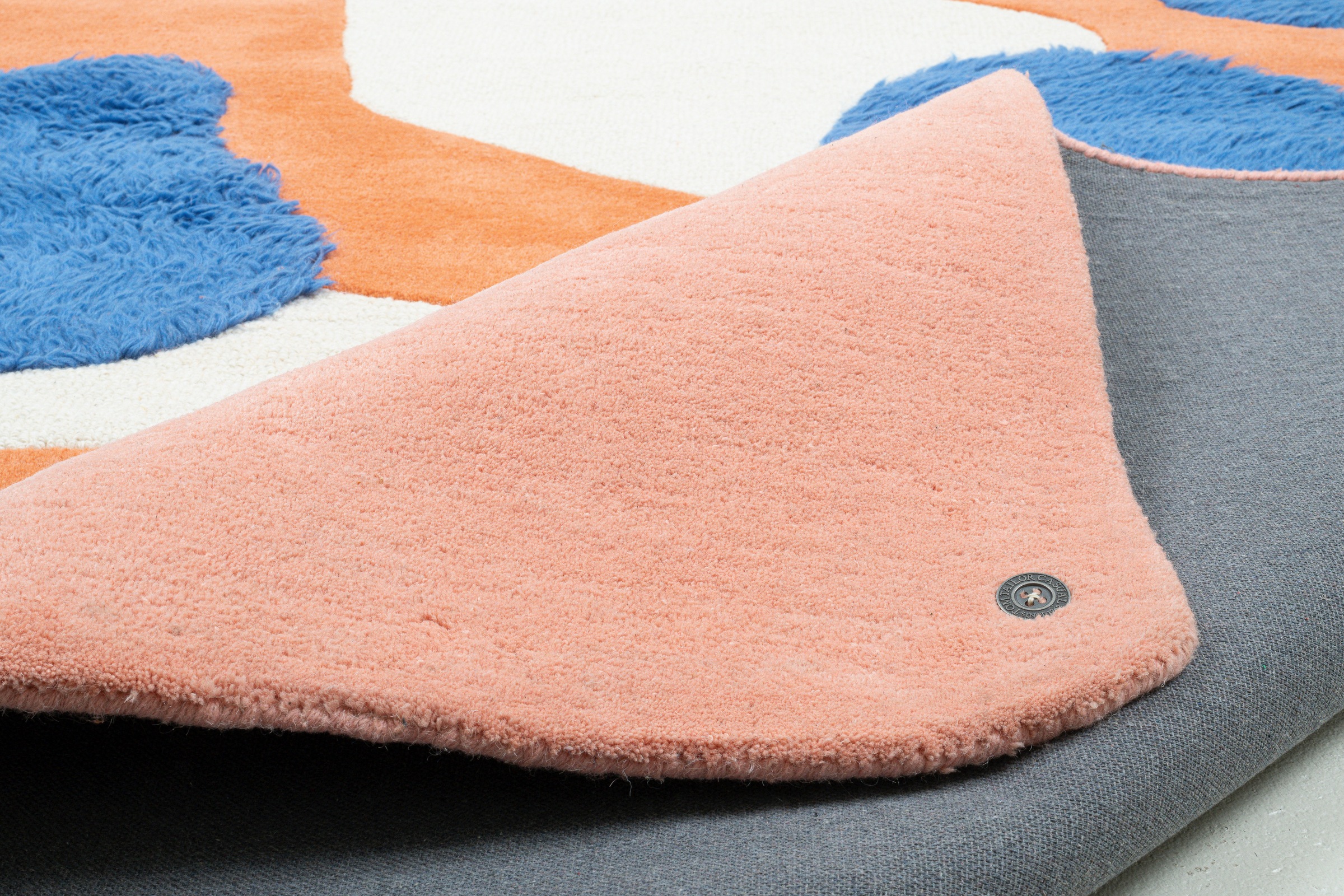 TOM TAILOR HOME abstraktes Designteppich reine Wolle, Kurzflor, | modernes BAUR Design »Bings rechteckig, Cornflowers«