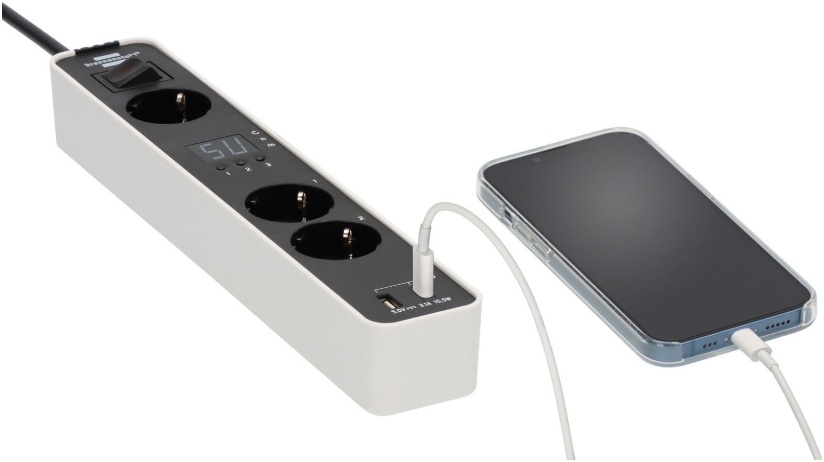 Brennenstuhl Steckdose »H05VV-F3G1,5, 1,5 m«