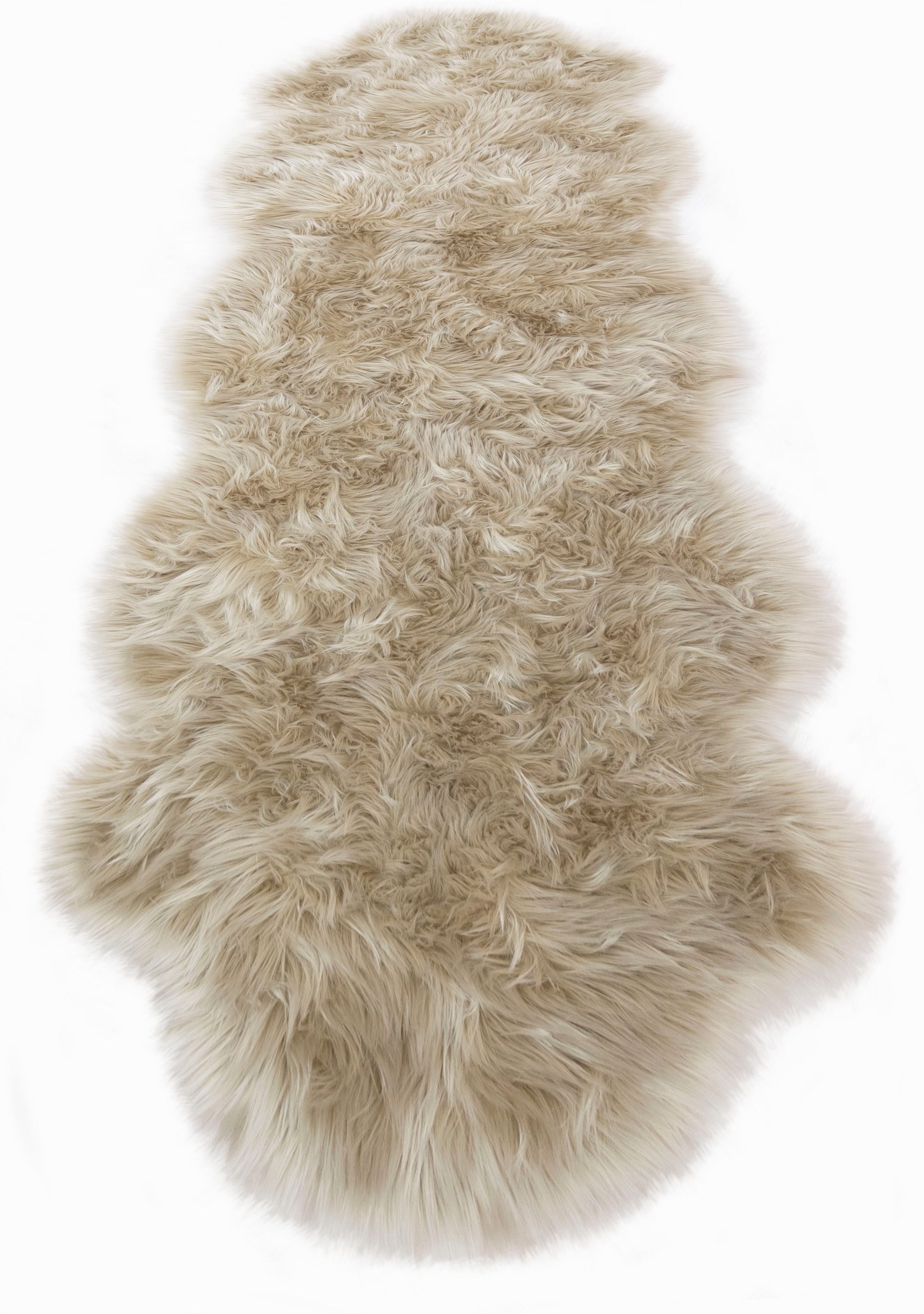 my home Fellteppich "Dena Teppiche, Fellform, waschbar" fellförmig 60 mm Hö günstig online kaufen