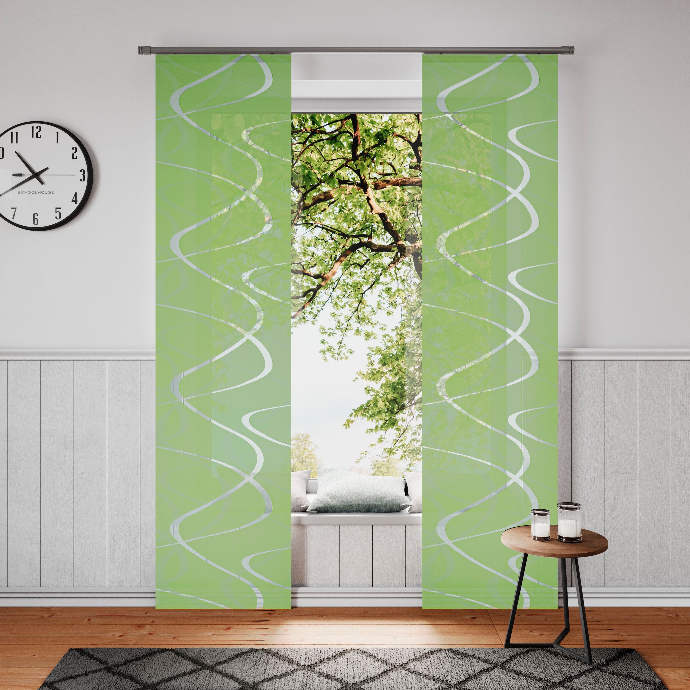 Neutex for you Schiebegardine "Pelotas" Klettband 1 Stk. tlg. inkl. Befesti günstig online kaufen