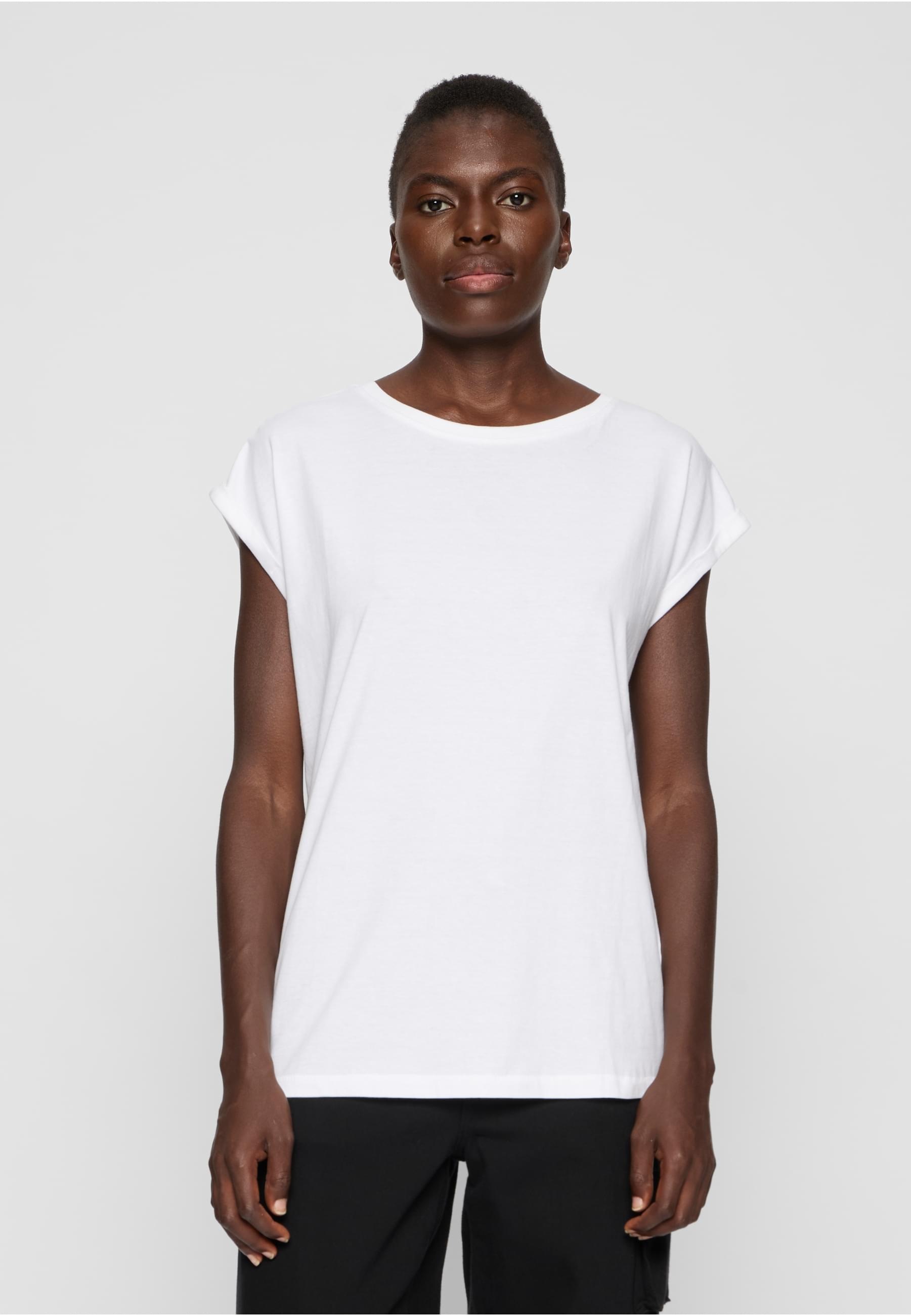 URBAN CLASSICS T-Shirt »Urban Classics Pre-Pack Ladies Extended Shoulder Tee«, (1 tlg.)