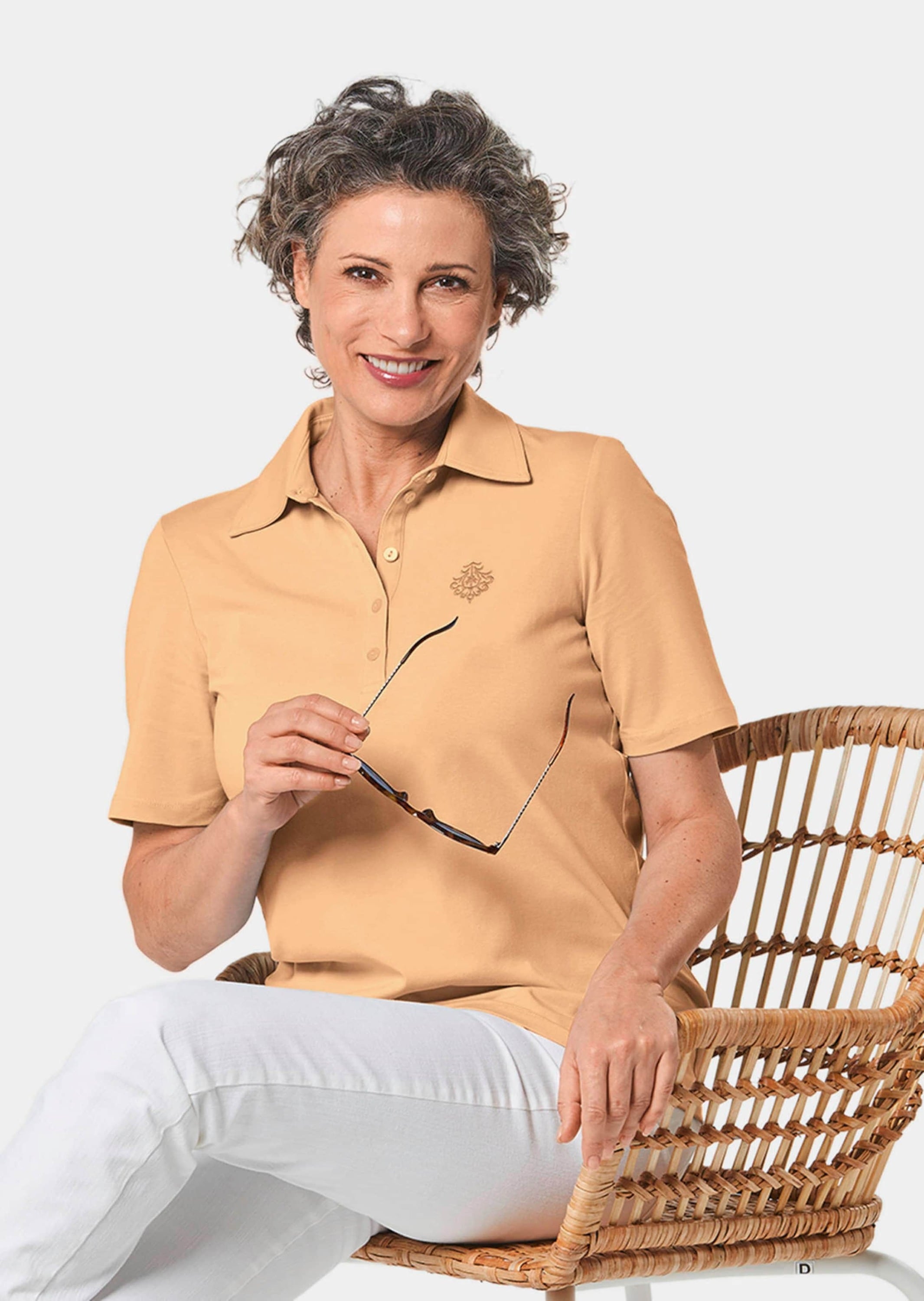 GOLDNER Poloshirt »Poloshirt Stretchbequemes Poloshirt«