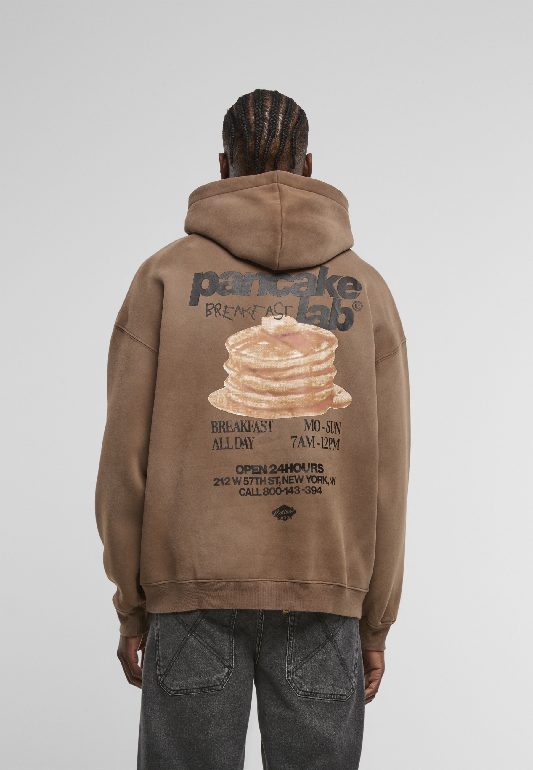 Another Cotton Lab Kapuzensweatshirt »Another Cotton Lab Pancake Washed Hoodie«, 1
