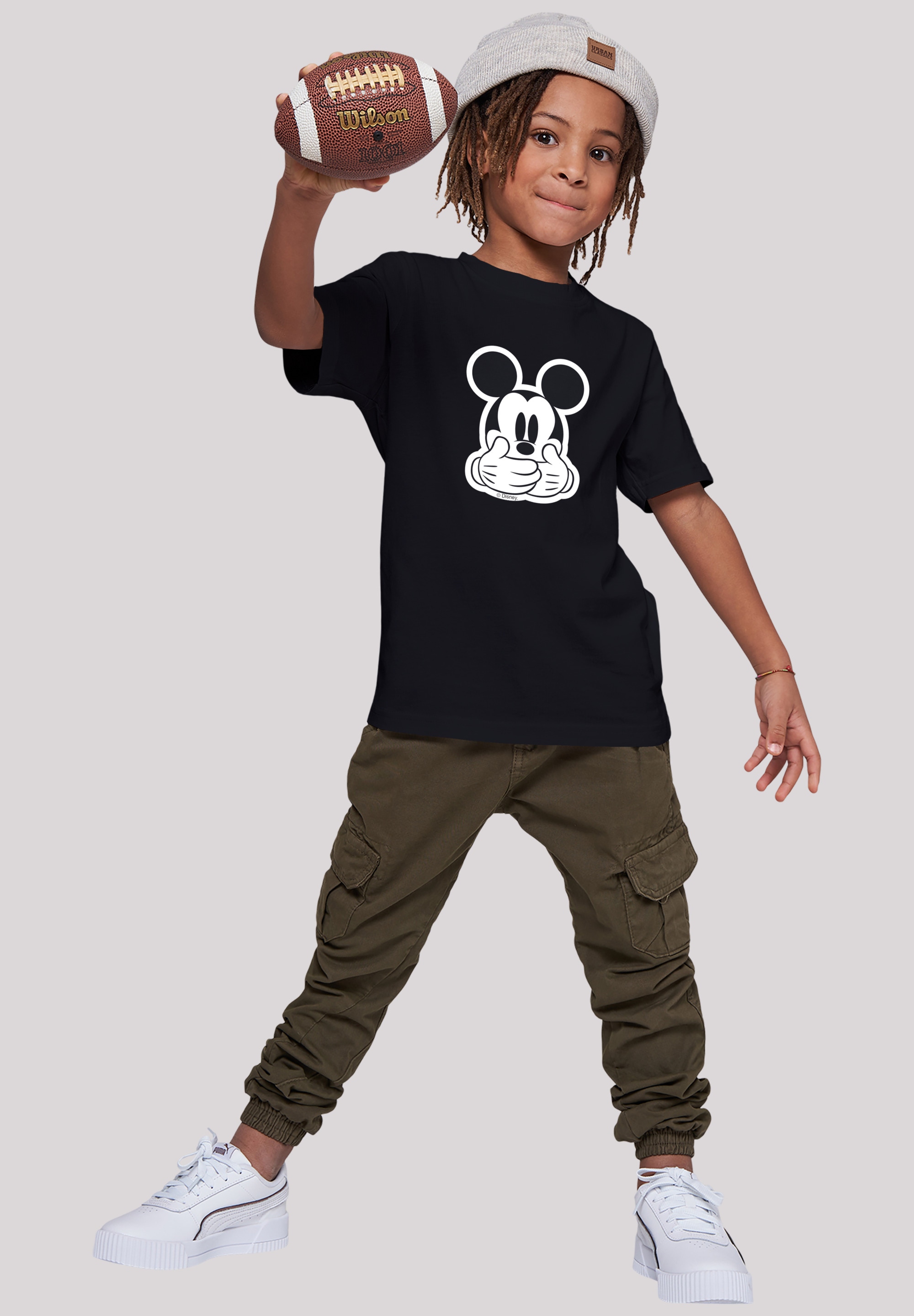 F4NT4STIC T-Shirt »Disney Micky Maus Don't Speak«, Unisex Kinder,Premium  Merch,Jungen,Mädchen,Bedruckt online kaufen | BAUR