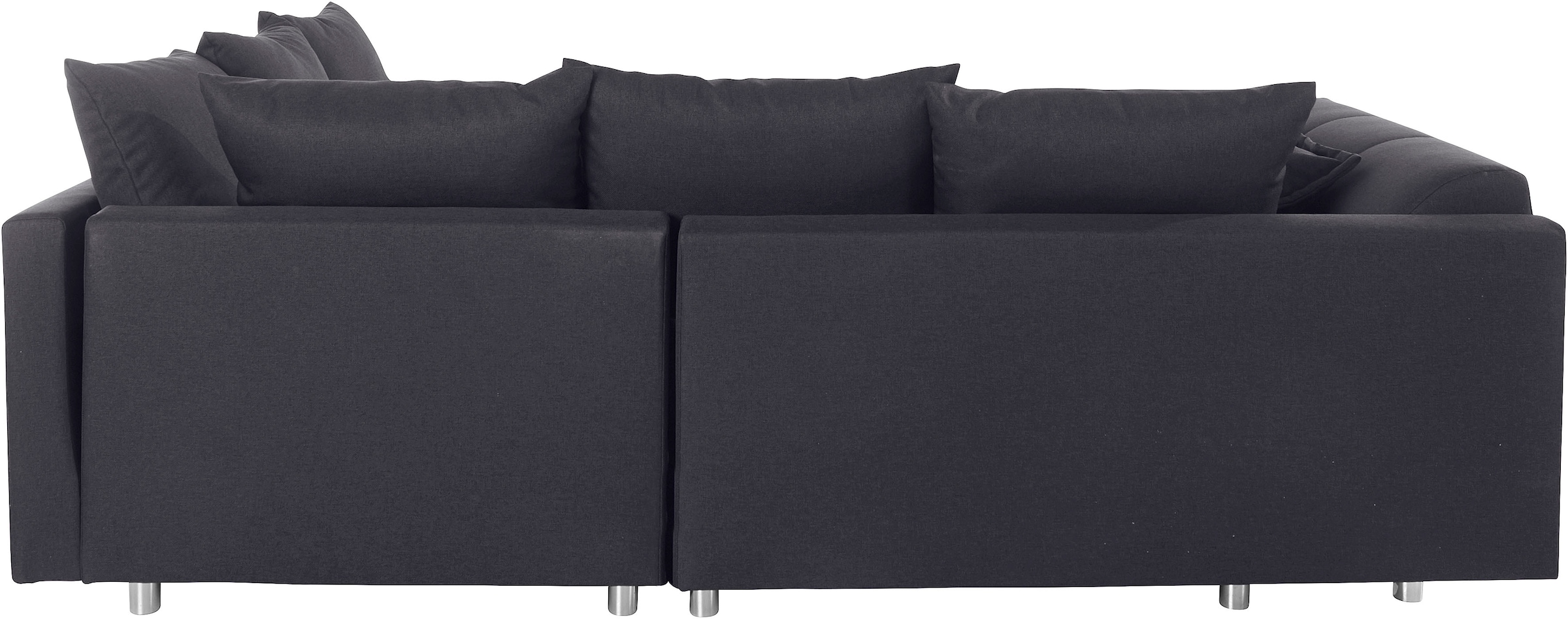 COLLECTION AB Ecksofa Joseli,  mit Zier- und Rückenkissen, komfortable Schanzen-Armlehne