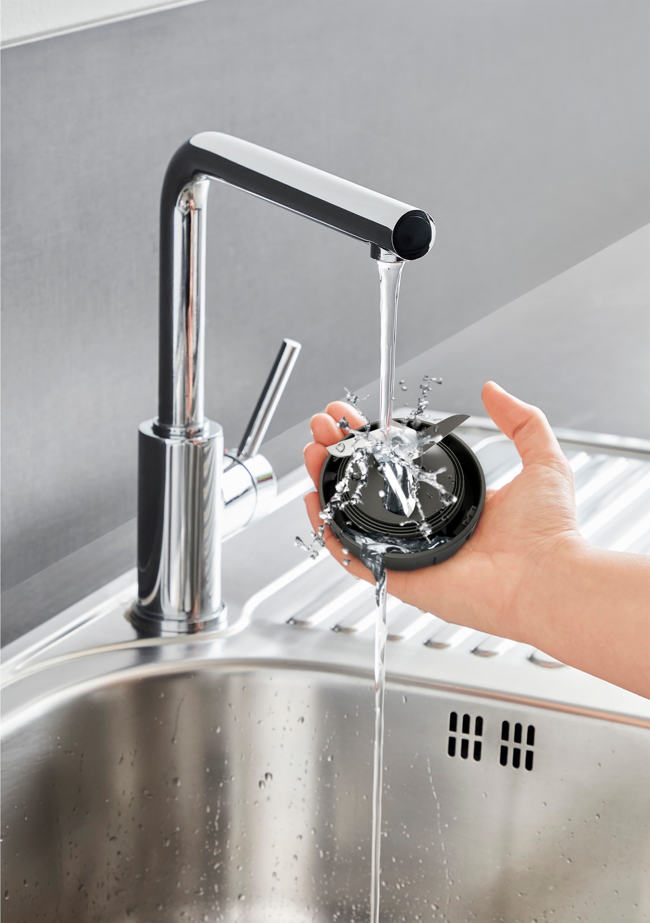 Tefal Standmixer »BL2C01 Blendeo«, 450 W, 1,5 Liter, 2 Geschwindigkeiten + Pulse-Funktion, Duraforce Klingen