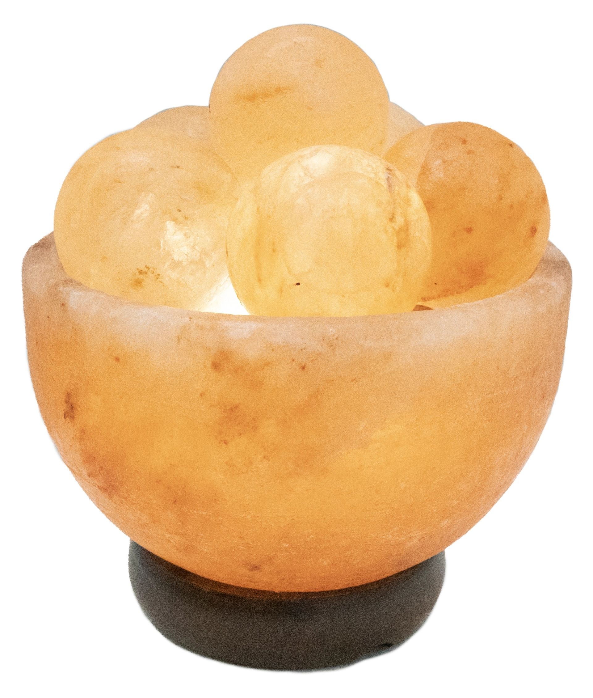 GLOBO LIGHTING Salzkristall-Tischlampe »STONE«, 1 flammig, Leuchtmittel E14 | ohne Leuchtmittel, Salzstein, Dekolampe, Dekoleuchte, Salzkristalle