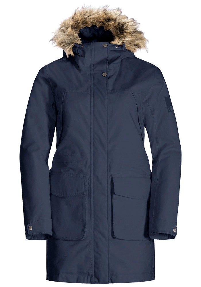 Jack Wolfskin Funktionsparka »WINTERFROST INS PARKA W«, mit Kapuze