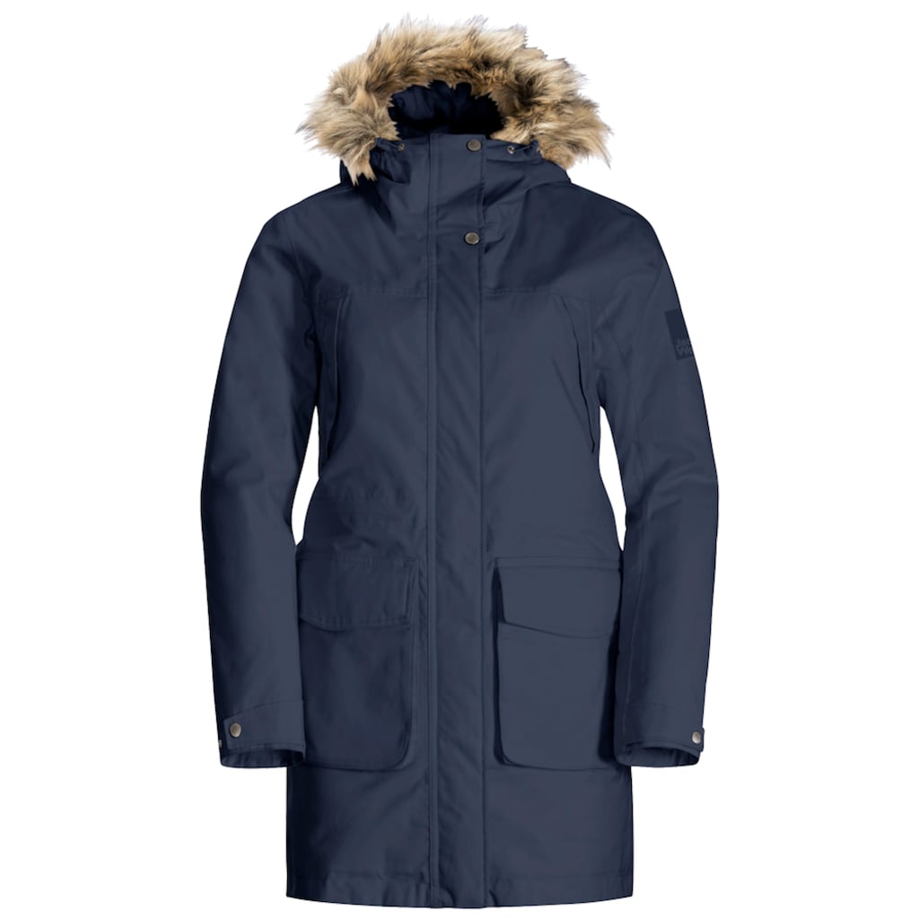 Jack Wolfskin Funktionsparka »WINTERFROST INS PARKA W«, mit Kapuze