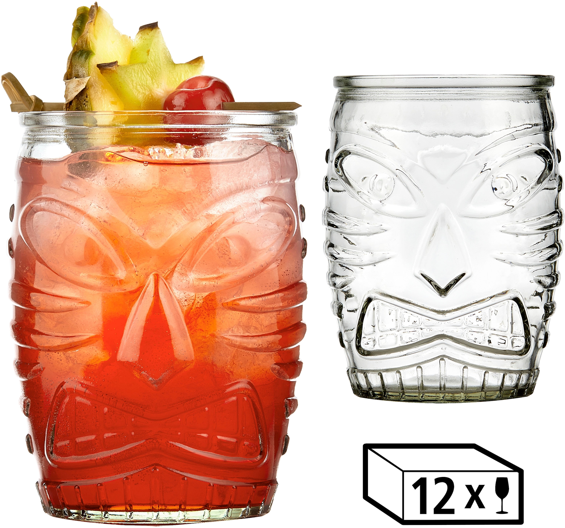 LIBBEY Cocktailglas "Libbey Trinkglas, 12er Set -TIKI- von polynesischer Ku günstig online kaufen