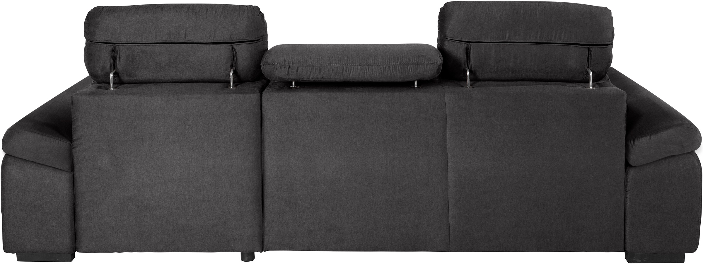 COTTA Ecksofa »Lola L-Form mit Kopfteilfunktion & Hocker«, (Set, mit Hocker), wahlweise mit Bettfunktion, Bettkasten & Armteilverstellung