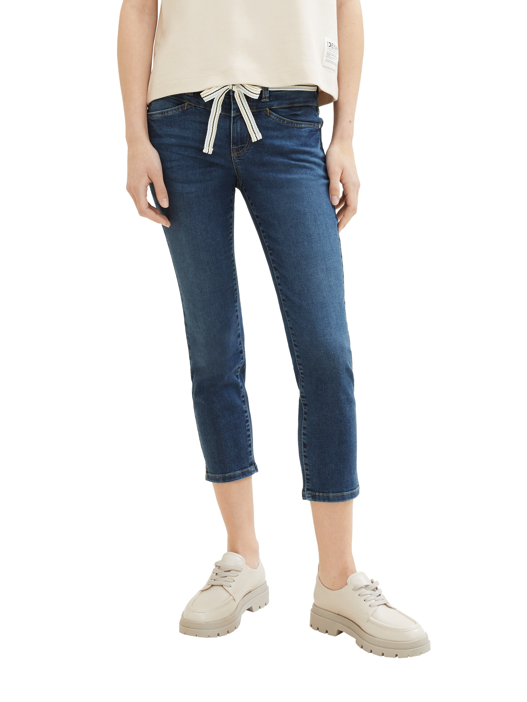Slim-fit-Jeans »ALEXA«, in 7/8 Länge und mit Bindeband