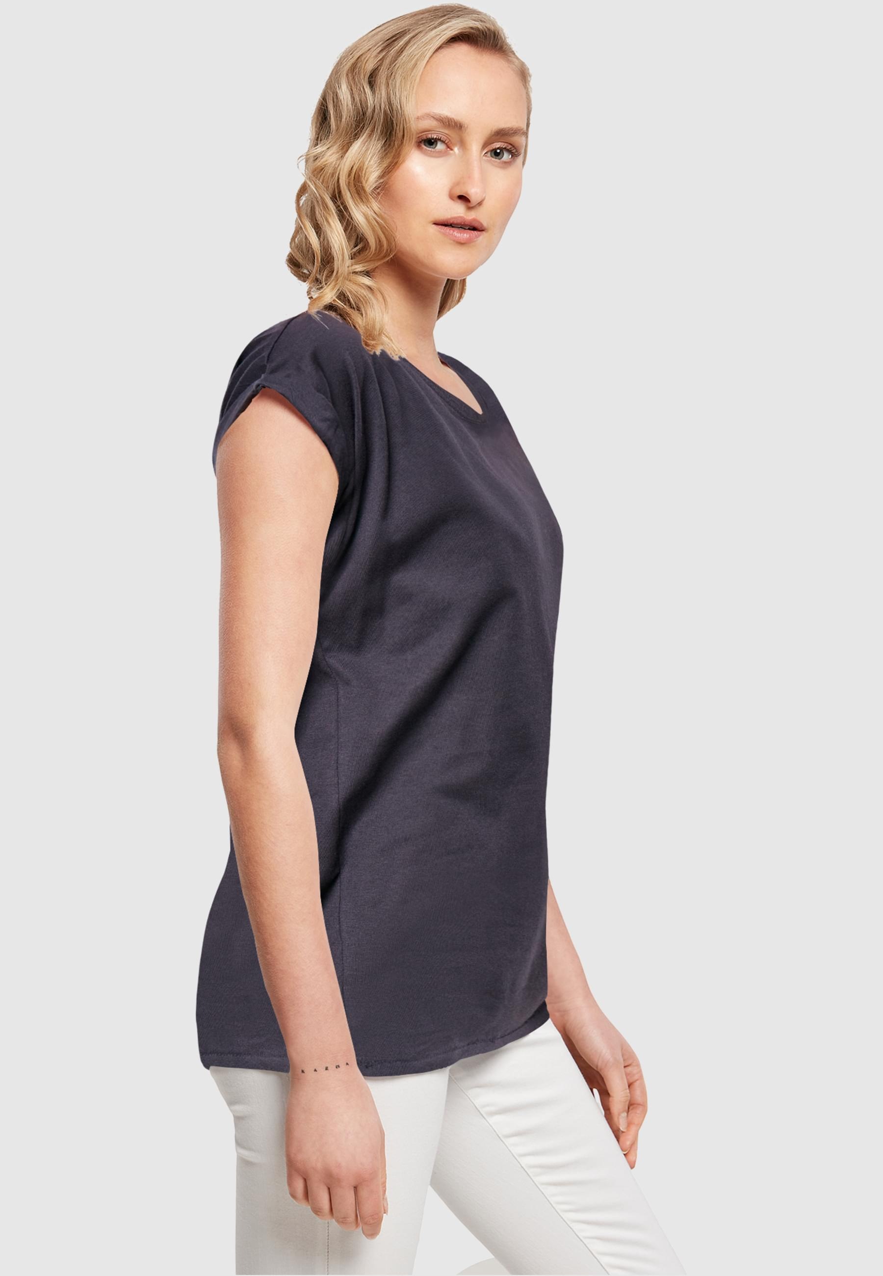 Merchcode T-Shirt »Merchcode Damen Ladies Just love Extended Shoulder Tee«, (1 tlg.)