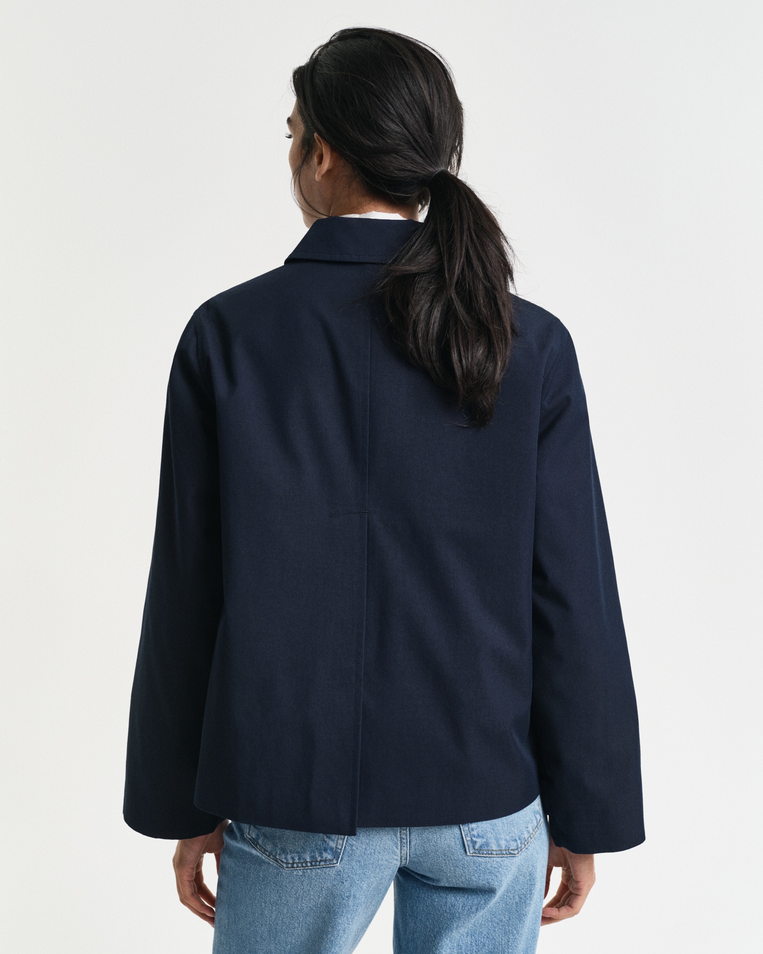 Gant Kurzmantel »SHORT COTTON CAR COAT«, mit leichter A-Linien Silhouette