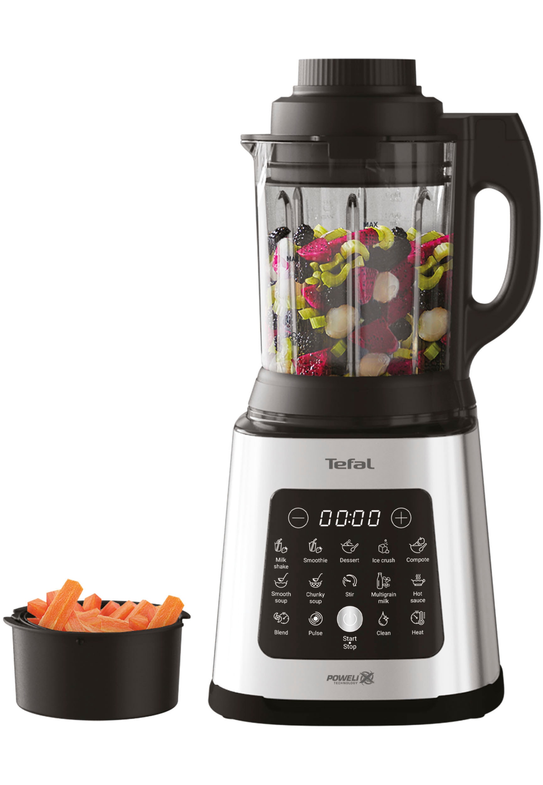 Tefal Standmixer "BL83SD PerfectMix Cook", 1400 W, 2 L Fassungsvermögen, 10 Automatikprogramme