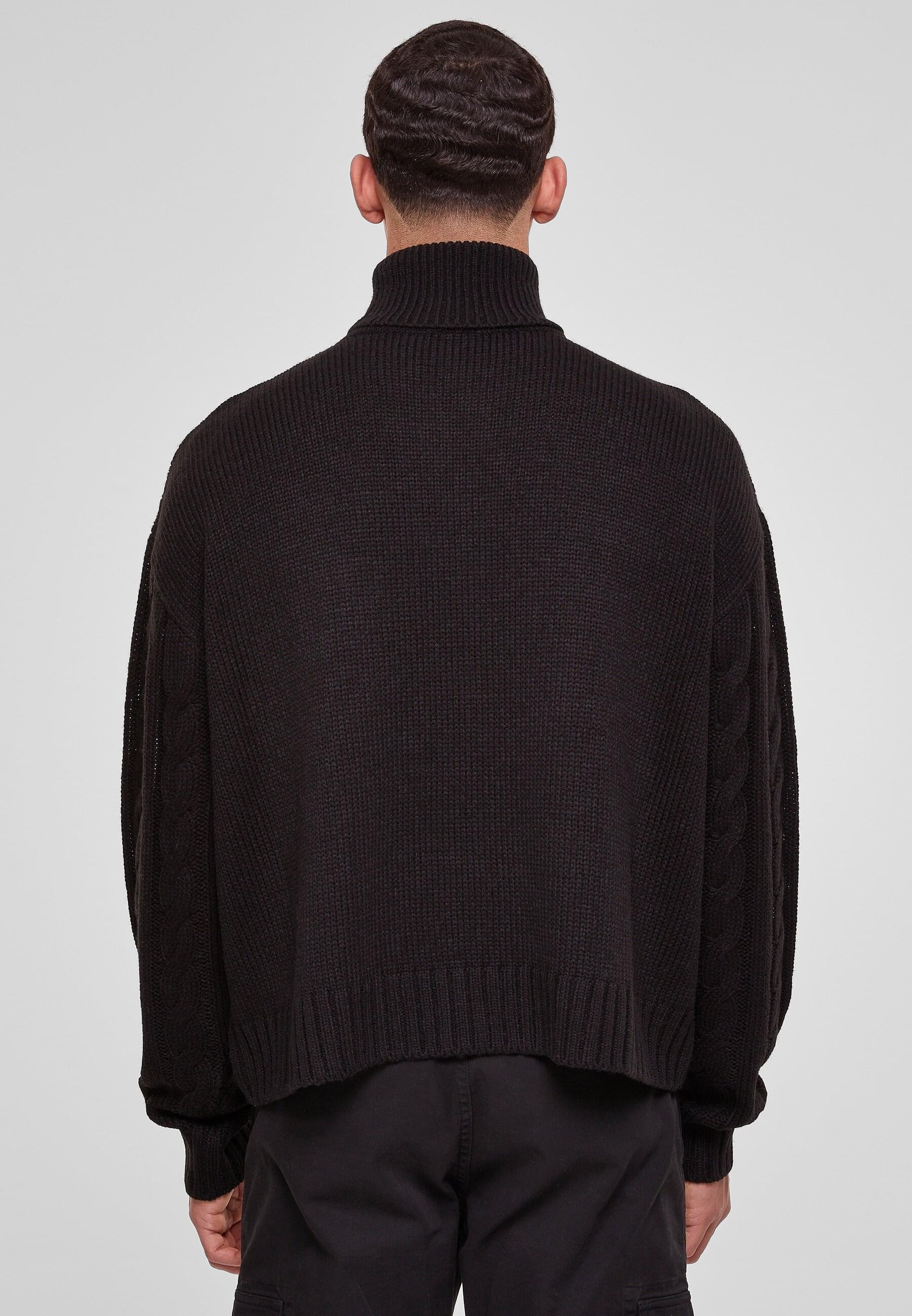 URBAN CLASSICS Rundhalspullover »Urban Classics Herren Boxy Roll Neck Sweater«, (1 tlg.)