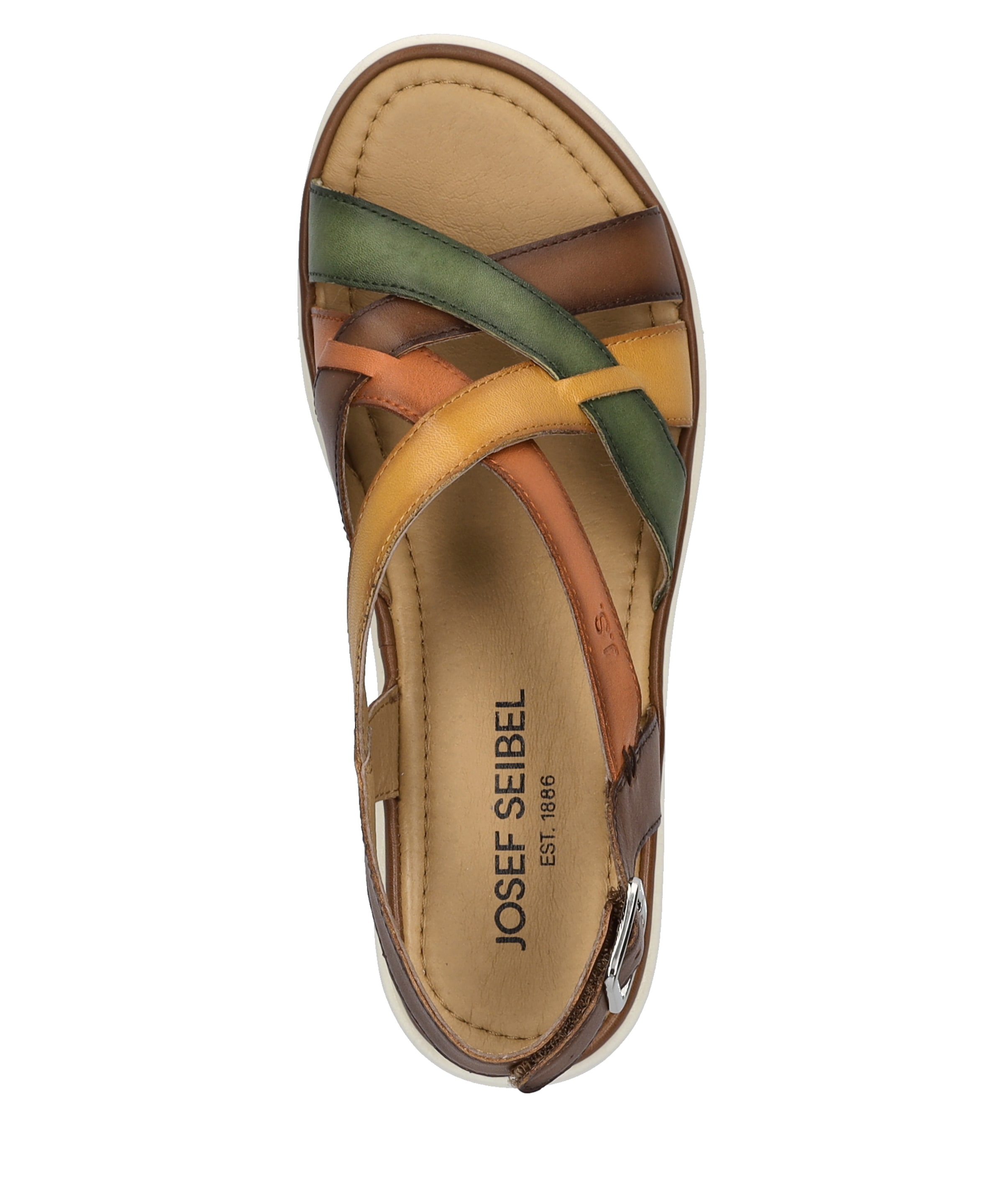 Josef Seibel Sandale »Sevran 07, grün-multi«