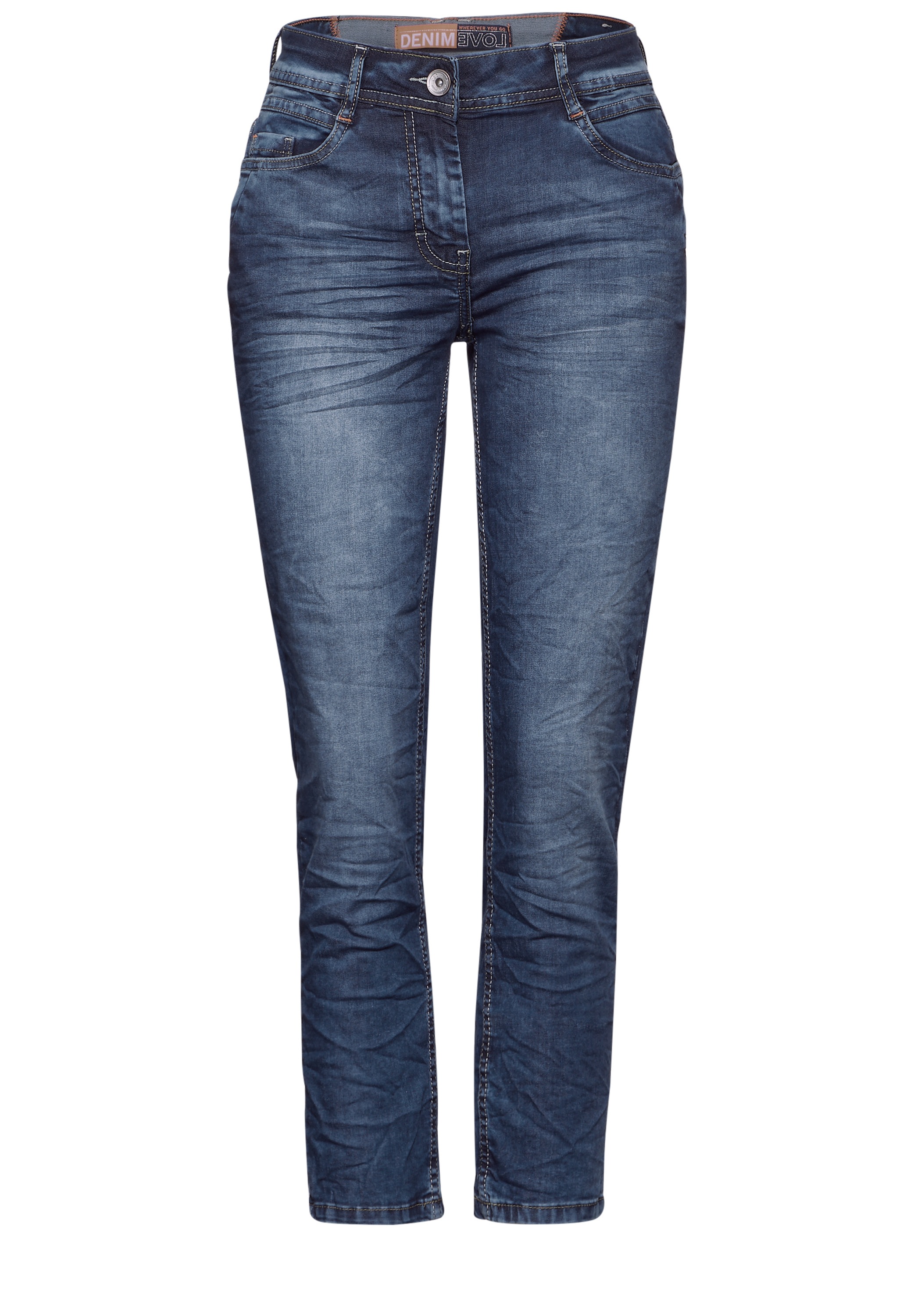 Cecil Gerade Jeans, Middle Waist